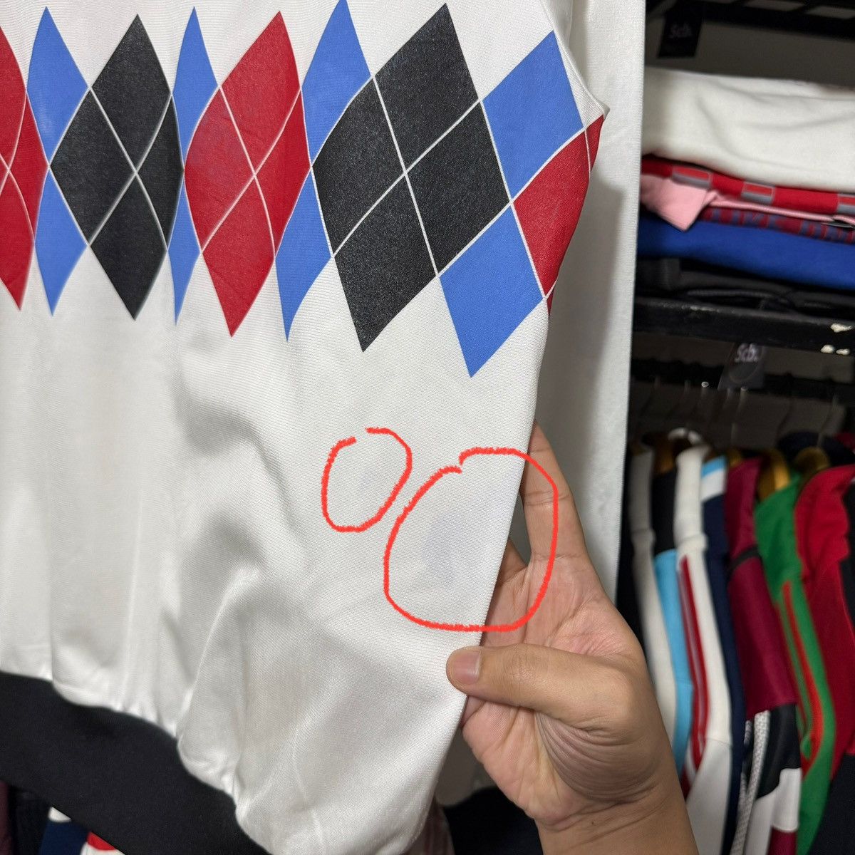 Adidas Vintage adidas ivan landl argyle track top Size US M / EU 48-50 / 2 - 14 Thumbnail