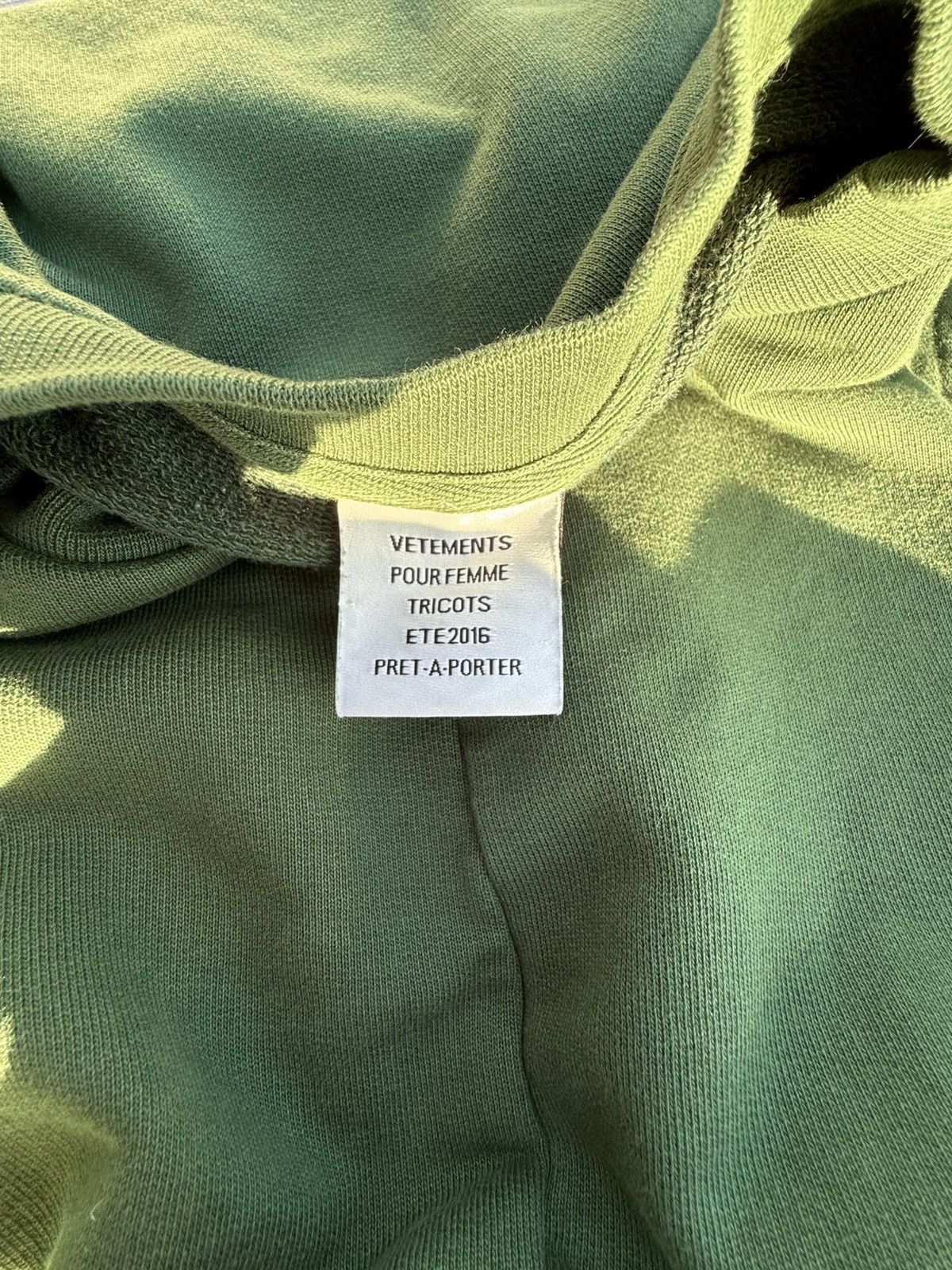 Champion × Vetements Vetements Polizei Hoodie Size XS / US 0-2 / IT 36-38 - 6 Thumbnail
