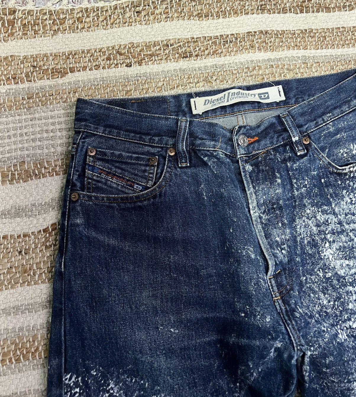 Diesel × Y/Project Diesel vintage painted distressed jeans Size US 34 / EU 50 - 4 Thumbnail