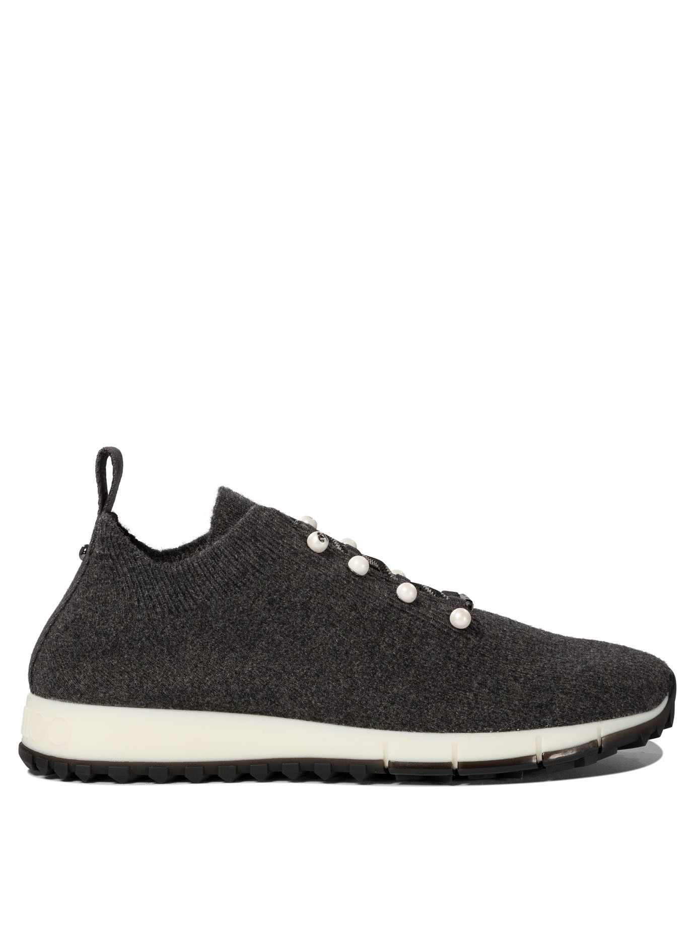 Jimmy Choo Veles Cashmere Sneakers Size US 7 / IT 37 - 1 Thumbnail