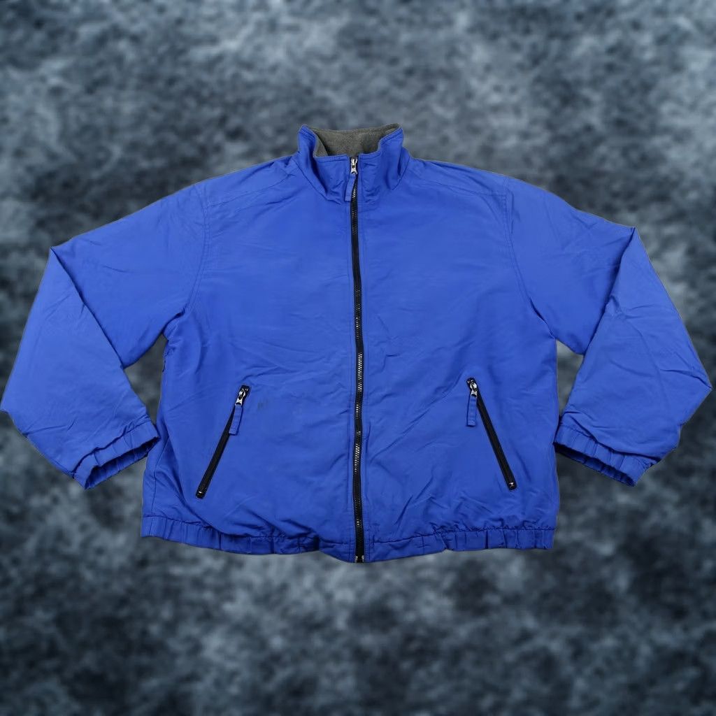 Vintage VINTAGE Sierra Trading Post Jacket Mens L Blue Full Zip Fleece Lined Windbreaker Size US L / EU 52-54 / 3 - 1 Thumbnail