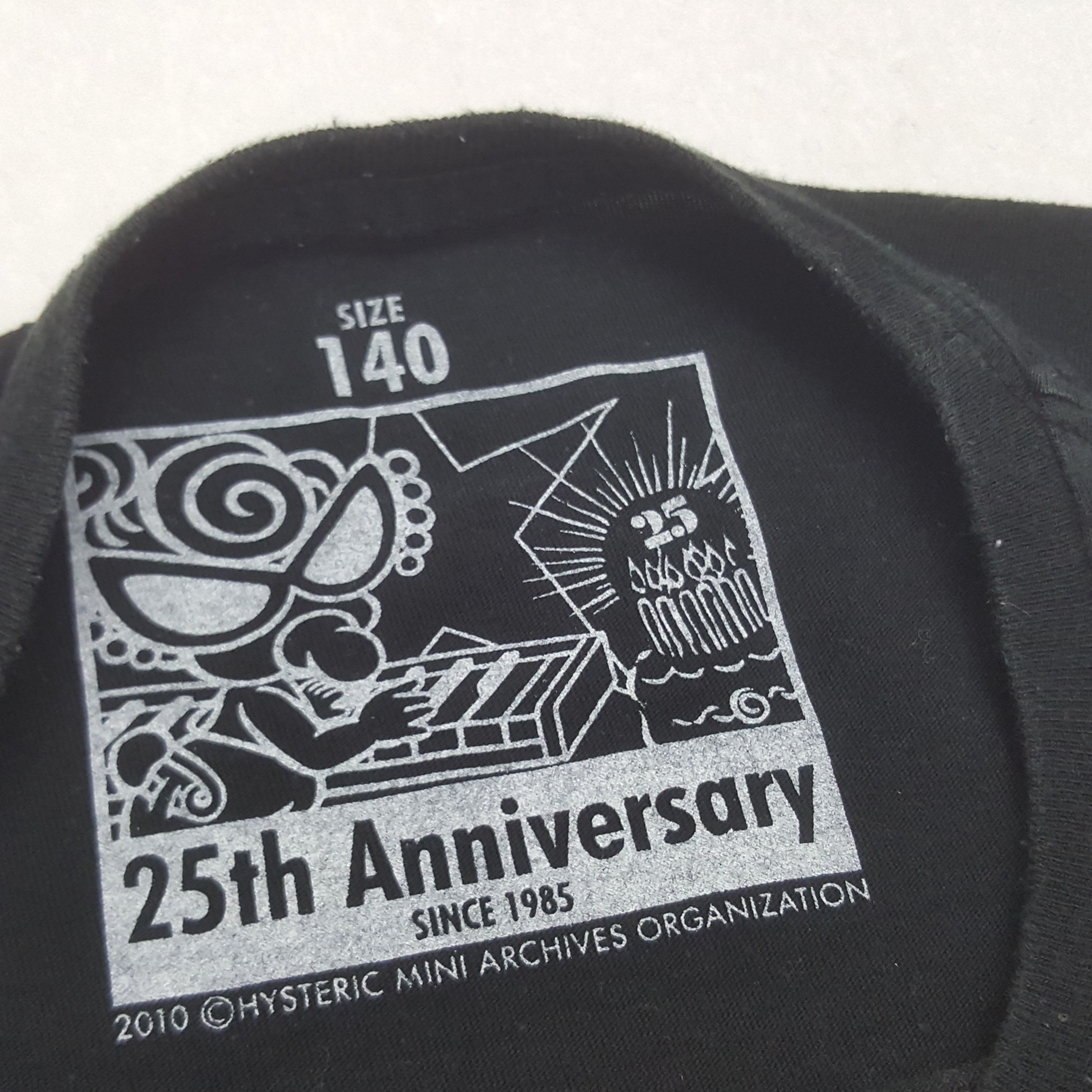 Hysteric Glamour Hysteric Mini Kids 25th Anniversary Japanese Brand Tshirt Size US XS / EU 42 / 0 - 5 Thumbnail