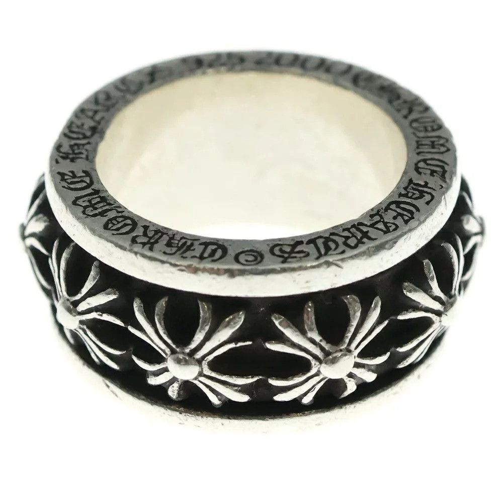 Chrome Hearts OFFER OK 🔥 10.5 CHROME HEARTS RING SPINNER CH X silver Size ONE SIZE - 1 Thumbnail