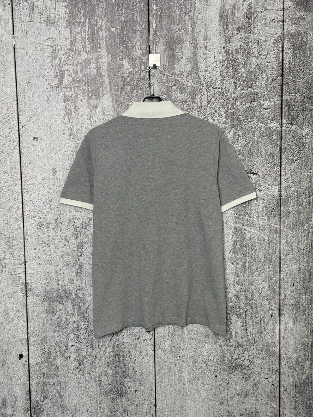 Moncler Moncler Maglia Polo Manica Corta Gray Short Sleeve Shirt Size US XL / EU 56 / 4 - 11 Thumbnail