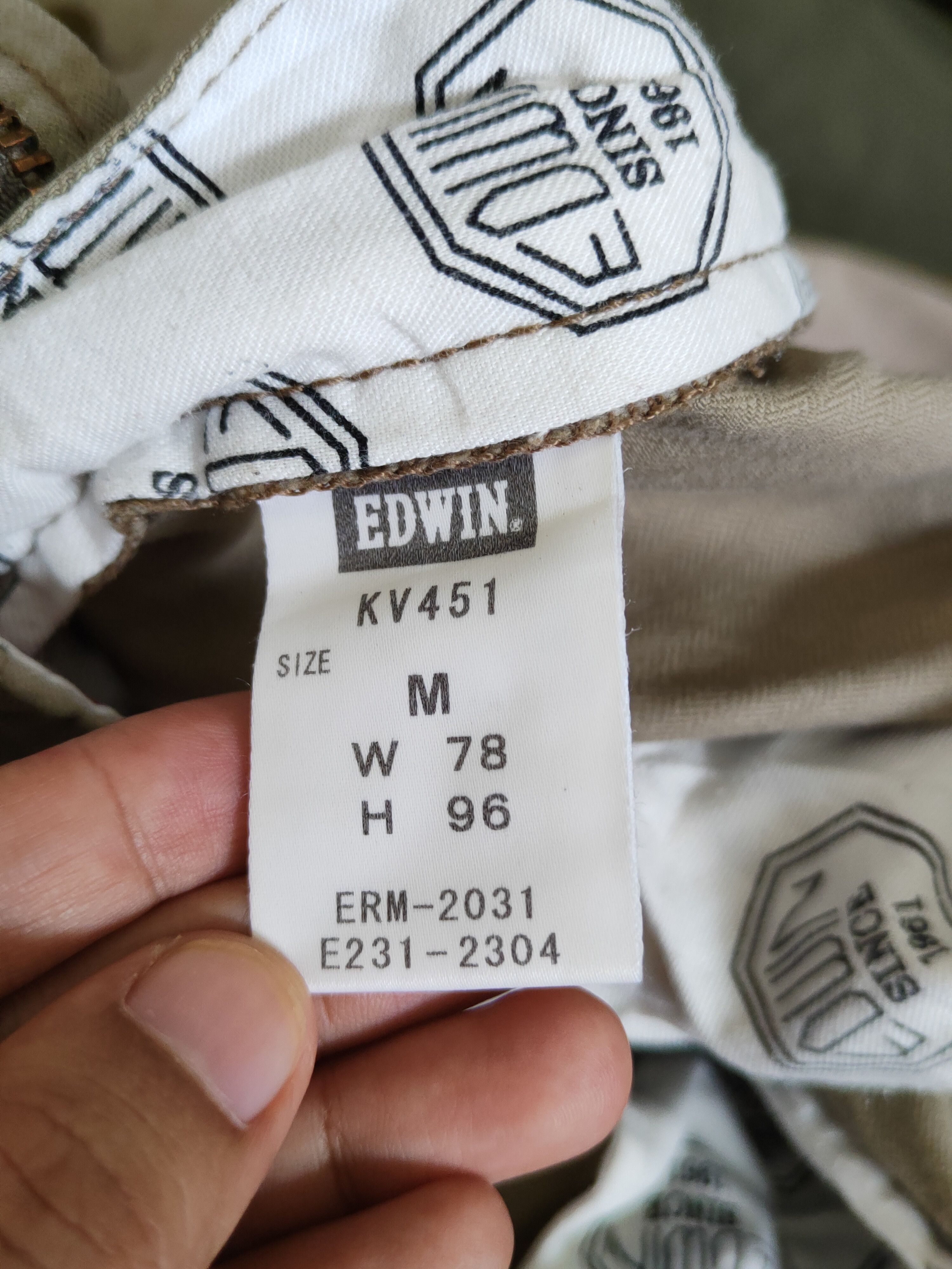 Edwin Edwin Beige Multipocket Tactical Cargo Pants #W1317 Size US 31 - 16 Thumbnail