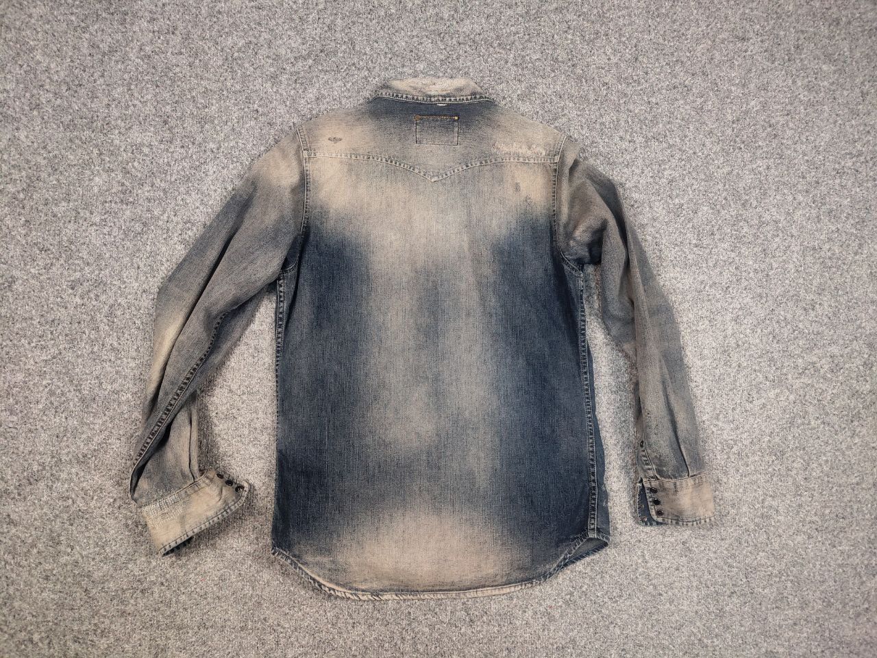 Diesel Diesel Industry Sonora Faded Denim Shirt Long sleeve Y2K Size US S / EU 44-46 / 1 - 10 Thumbnail