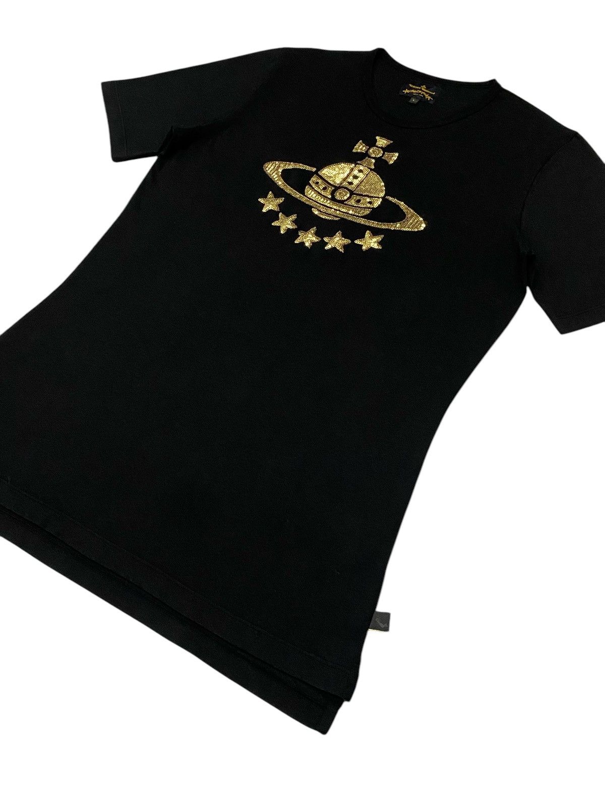 Vivienne Westwood Vivienne Westwood Anglomania Black Sequined Orb Shirt Size L / US 10 / IT 46 - 19 Thumbnail