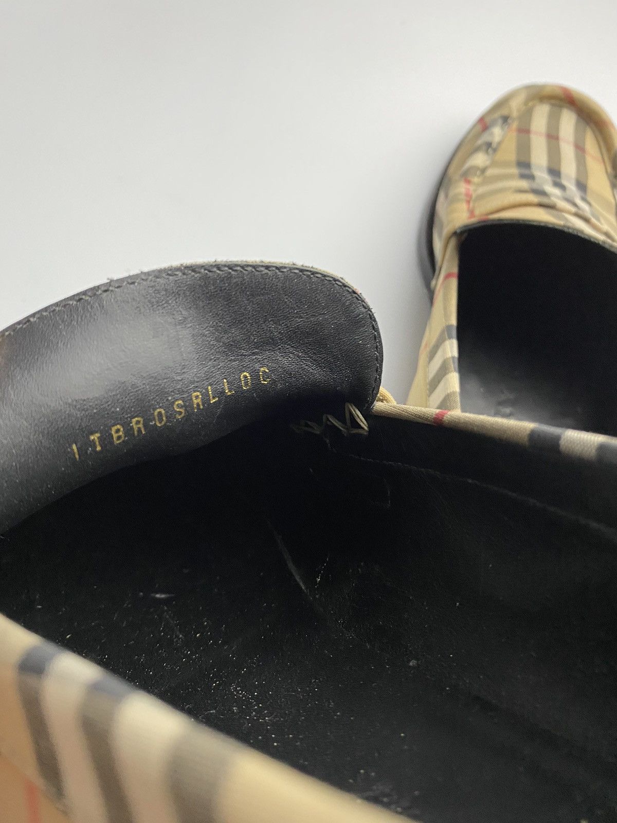 Burberry Burberry Beige Check Bedmont Loafers Size 10us Size US 10 / EU 43 - 11 Thumbnail