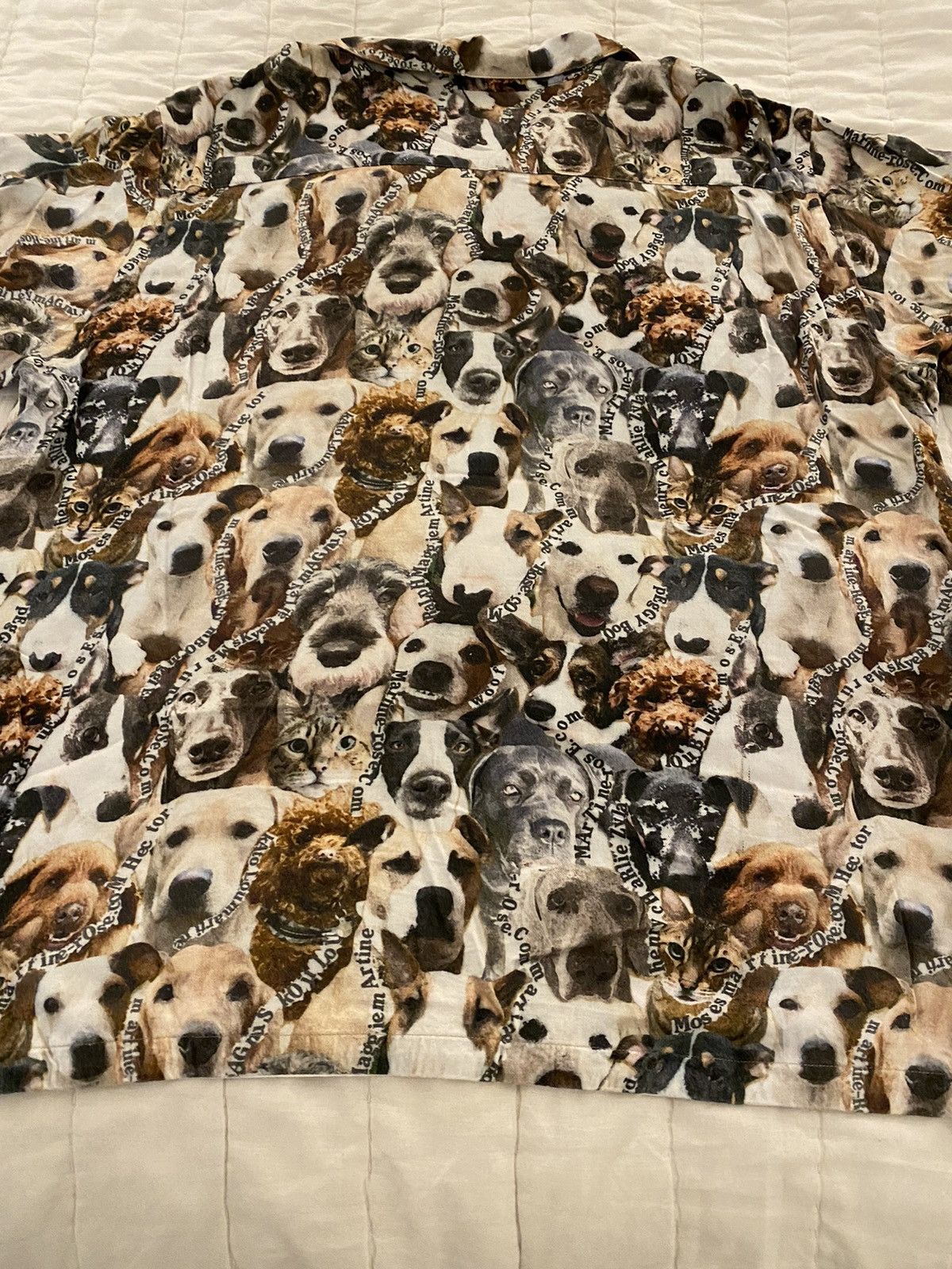Martine Rose Martine Rose Dog Print Hawaiian Shirt XL Size US XL / EU 56 / 4 - 16 Thumbnail