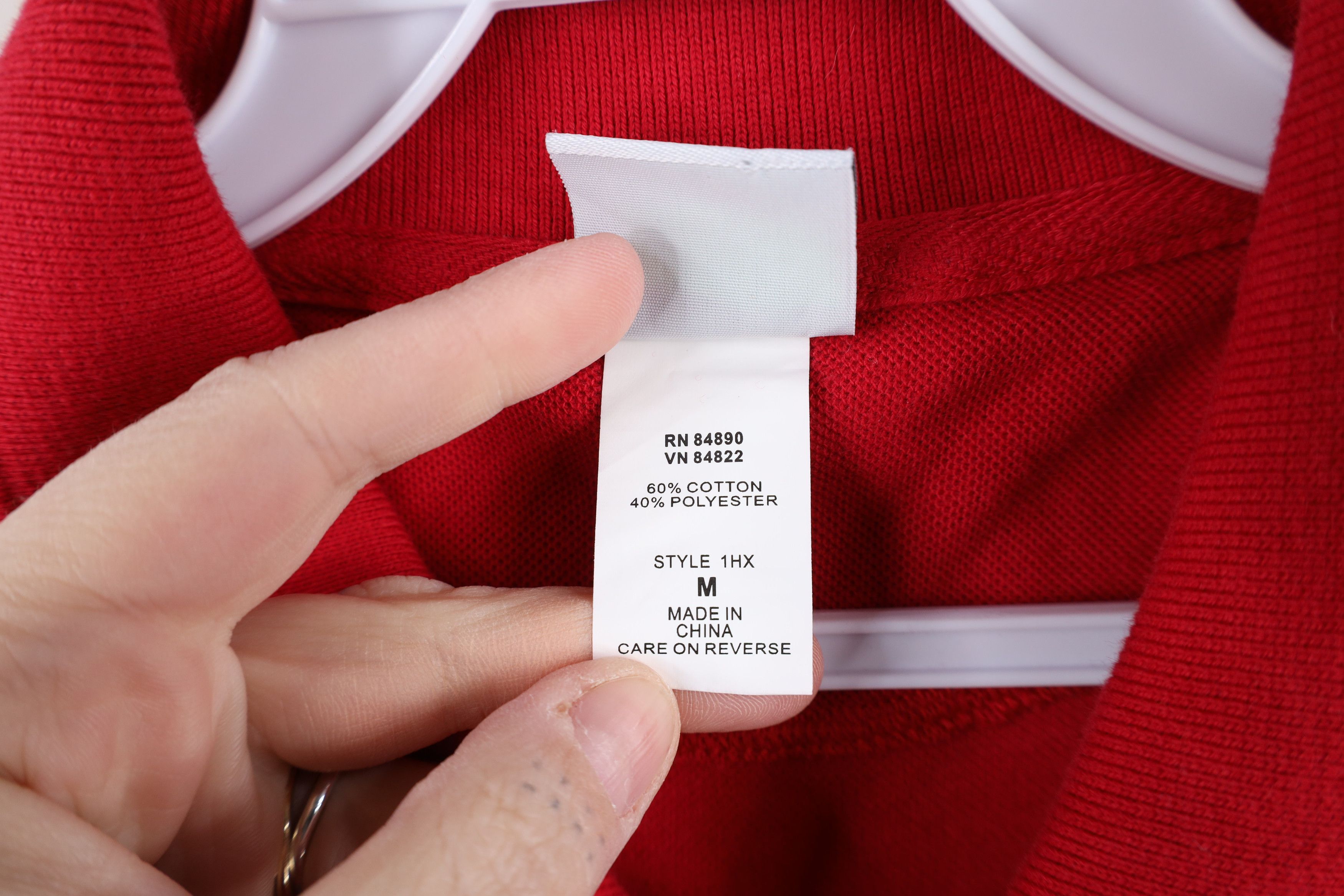 Vintage Vintage 90s Streetwear Knit Collared Golf Polo Shirt Red Size US M / EU 48-50 / 2 - 9 Thumbnail