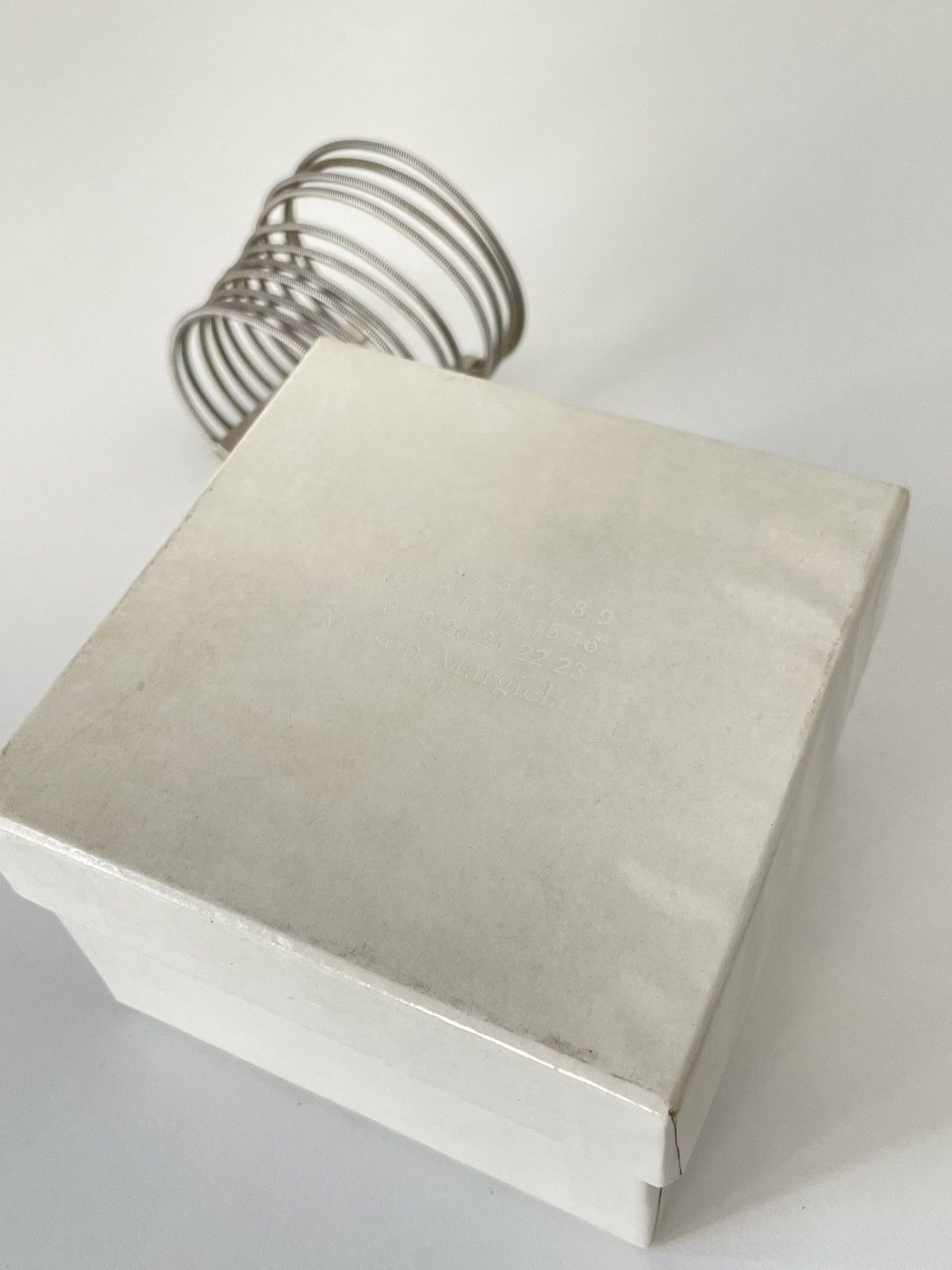 Maison Margiela Maison Margiela Silver Spiral Bracelet Size ONE SIZE - 4 Thumbnail