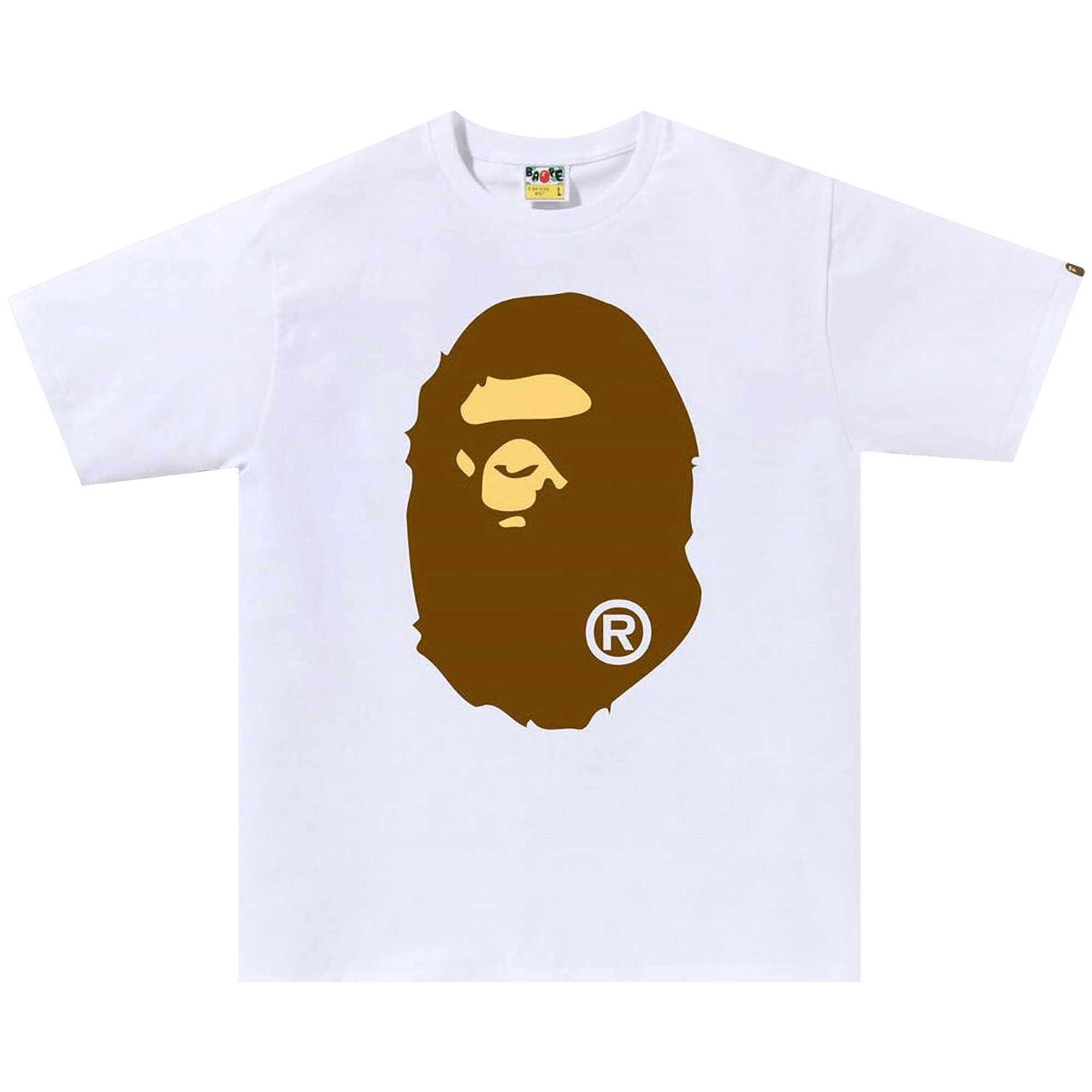 BAPE Pigment Big Ape Head Tee (SS23) White