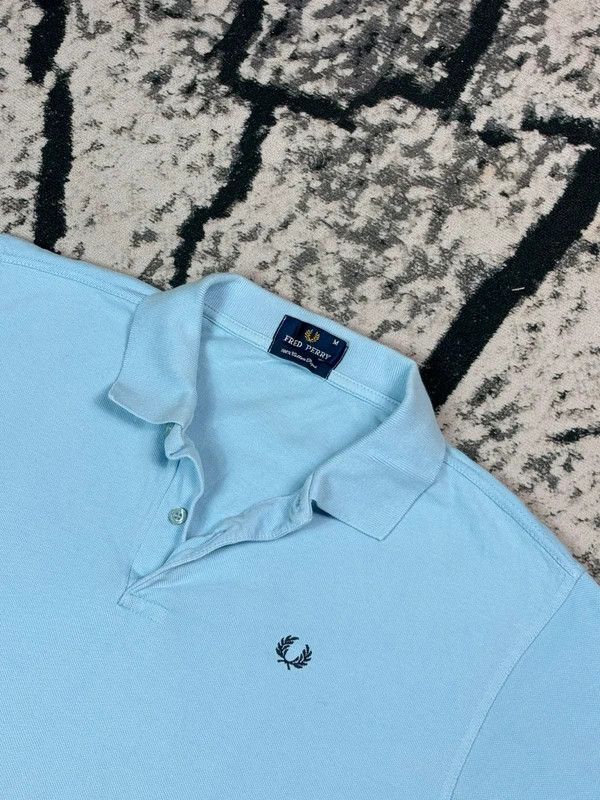 Fred Perry Fred Perry blue polo shirt logo M Size US M / EU 48-50 / 2 - 3 Thumbnail