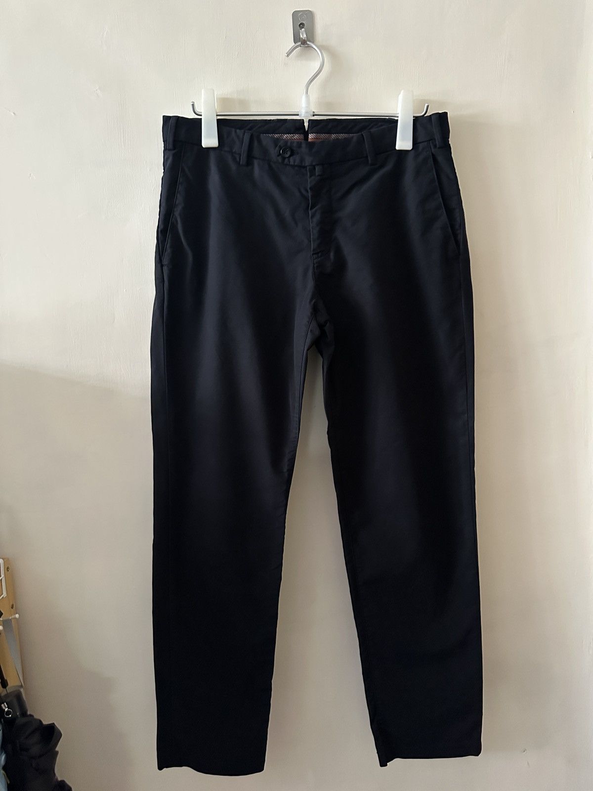 Loro Piana Loro Piana slim fit cotton-blend trousers in navy Size US 32 / EU 48 - 1 Thumbnail