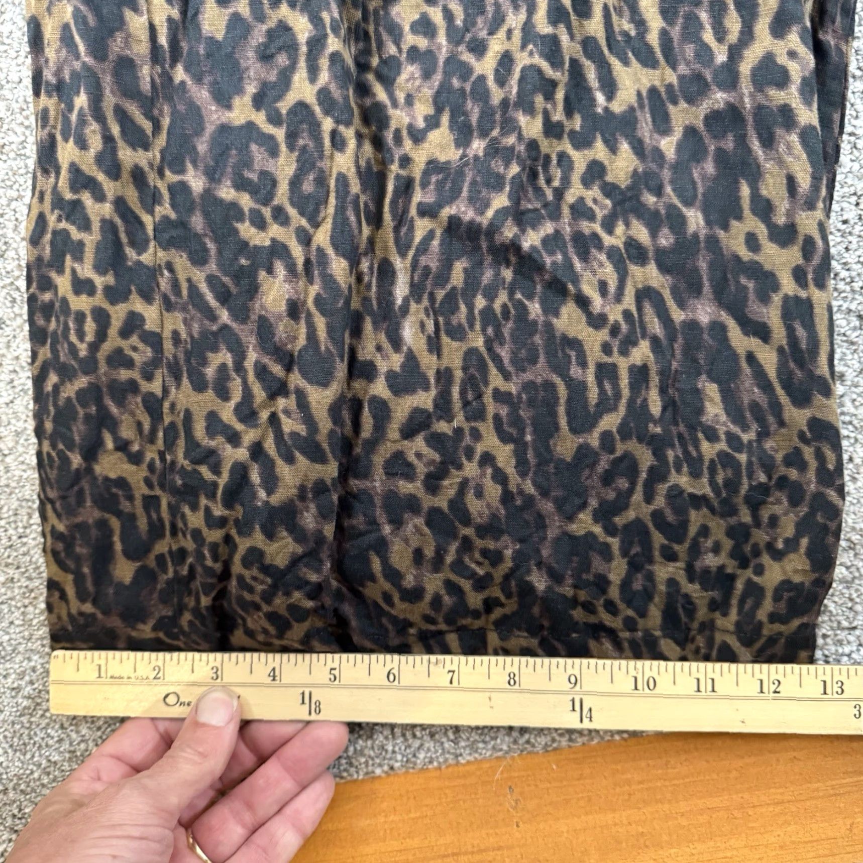 Banana Republic Banana Republic Jumpsuit One-Piece Cropped Culotte Leopard Print Sleeveless 4 Wide-Leg Women, Multicolor, Mob Wife Night Out Chic Size 27" / US 4 / IT 40 - 3 Thumbnail