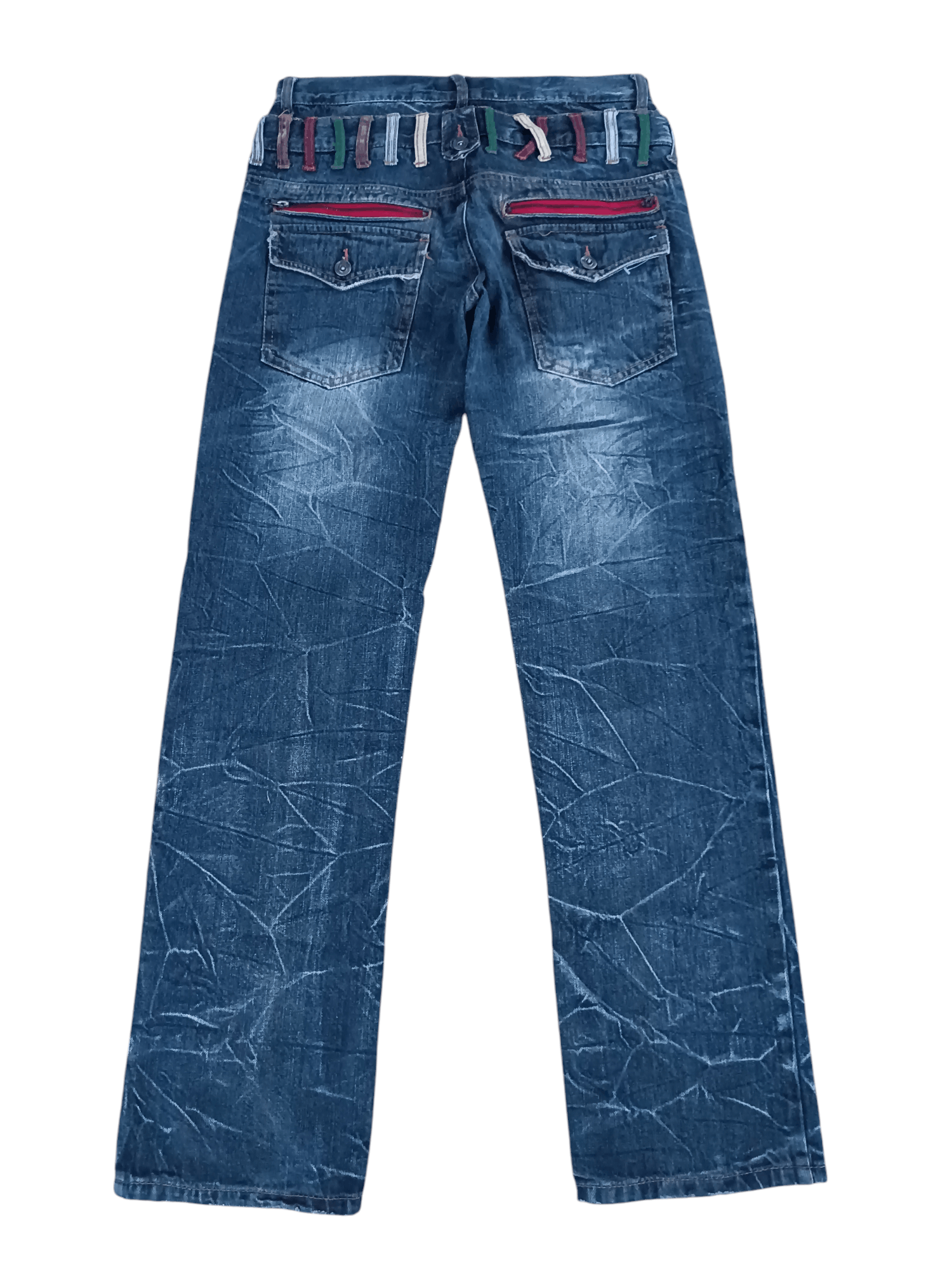 20471120 SICK DOUBLE WAIST Y2K NYLAUS BUSH PANT PUNK GRUNGE STYLE Size US 32 / EU 48 - 11 Thumbnail