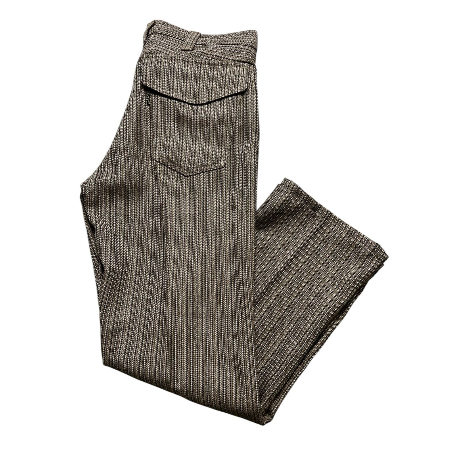 Levi's Vintage Levi's Big E STA-PREST Bootcut Brown Pants - 30x26 Size US 30 / EU 46 - 14 Thumbnail