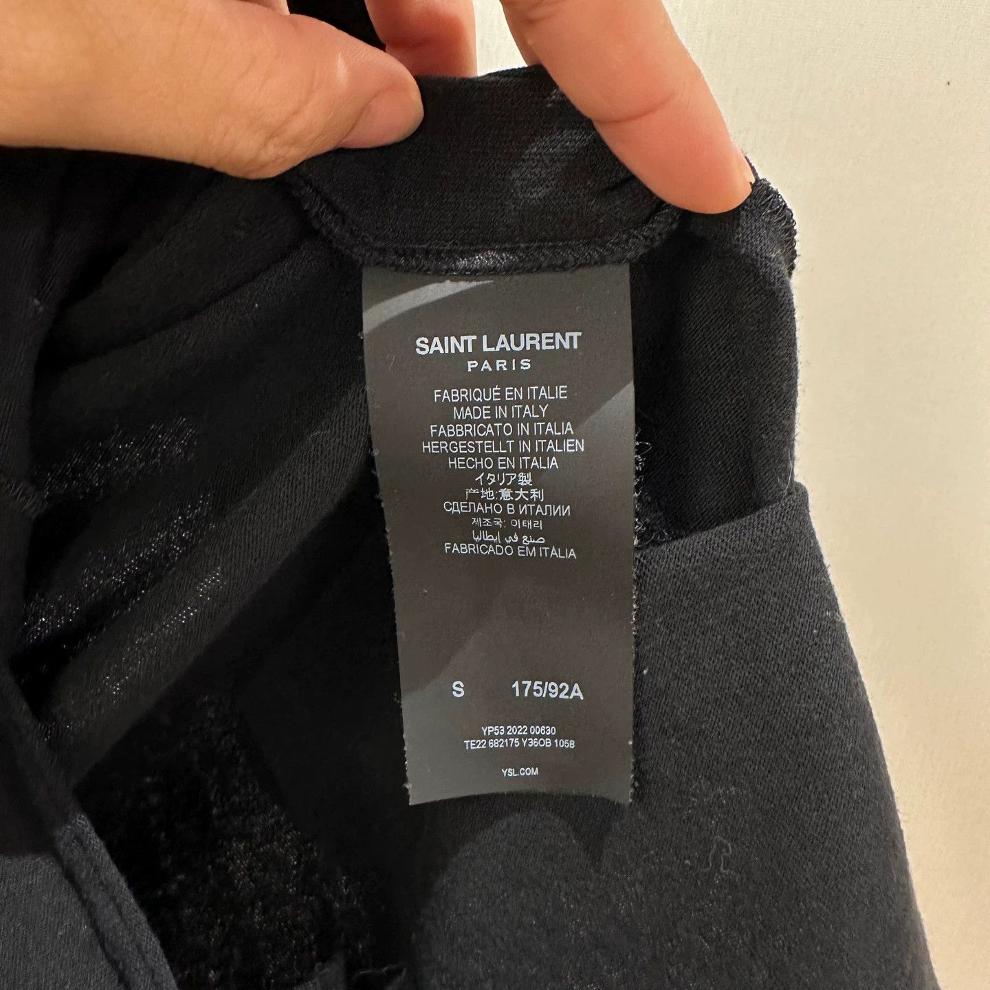 Saint Laurent Paris SaintLaurent Heart Print SS Tee S Cotton apr701 Size US S / EU 44-46 / 1 - 4 Thumbnail