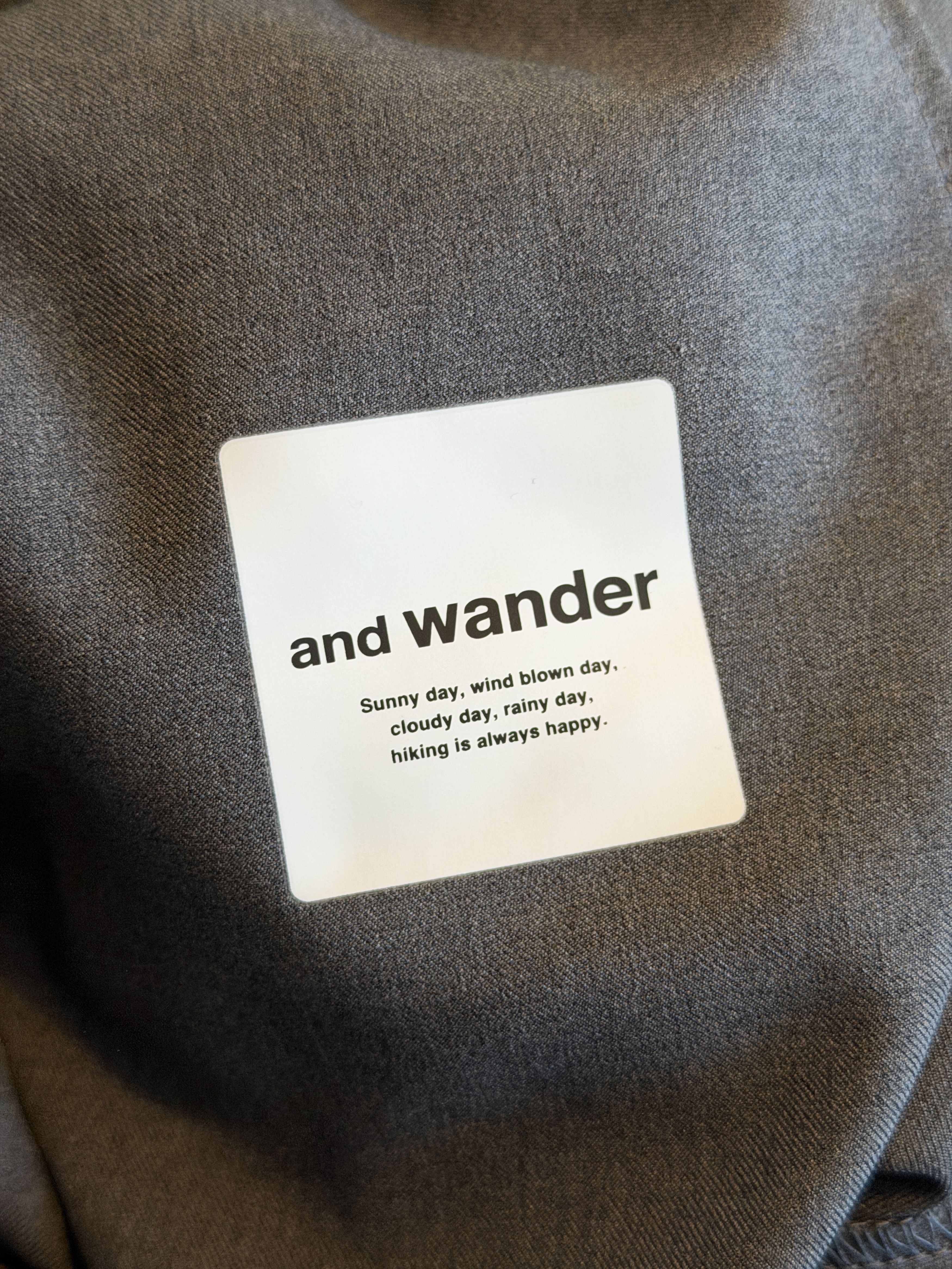 And Wander And Wander PE Melange Twill Wide Pants in Gray Size US 34 / EU 50 - 3 Thumbnail