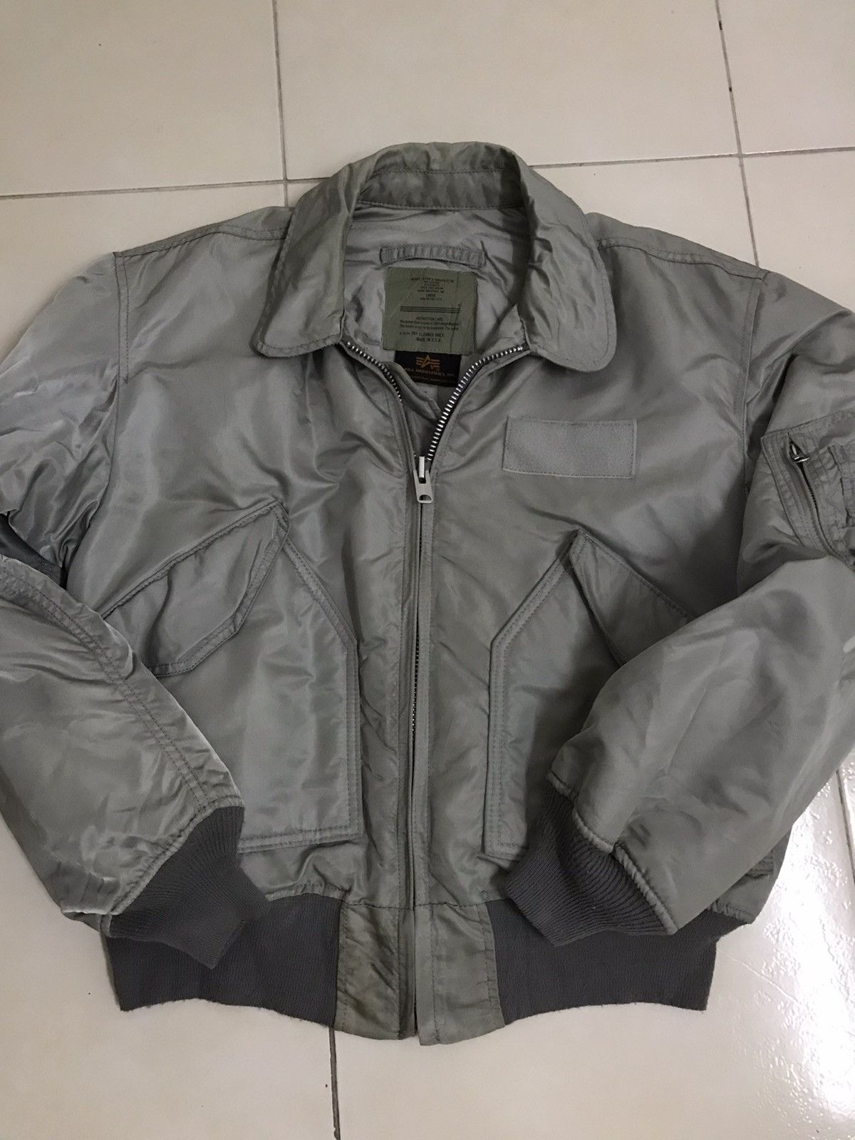 Alpha Industries Vintage Alpha Industries CWU-45/P Flight deck Usa jacket Size US L / EU 52-54 / 3 - 9 Thumbnail