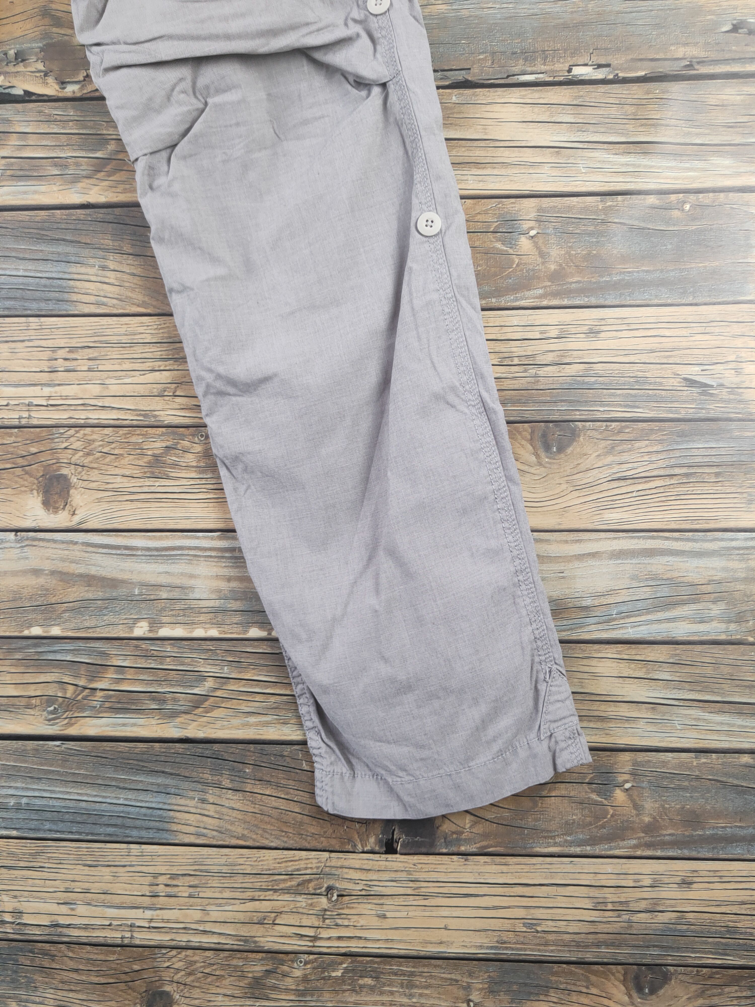 Japanese Brand DL Back Number Gray Multipocket Tactical Cargo Pants #1936 Size US 30 / EU 46 - 6 Thumbnail