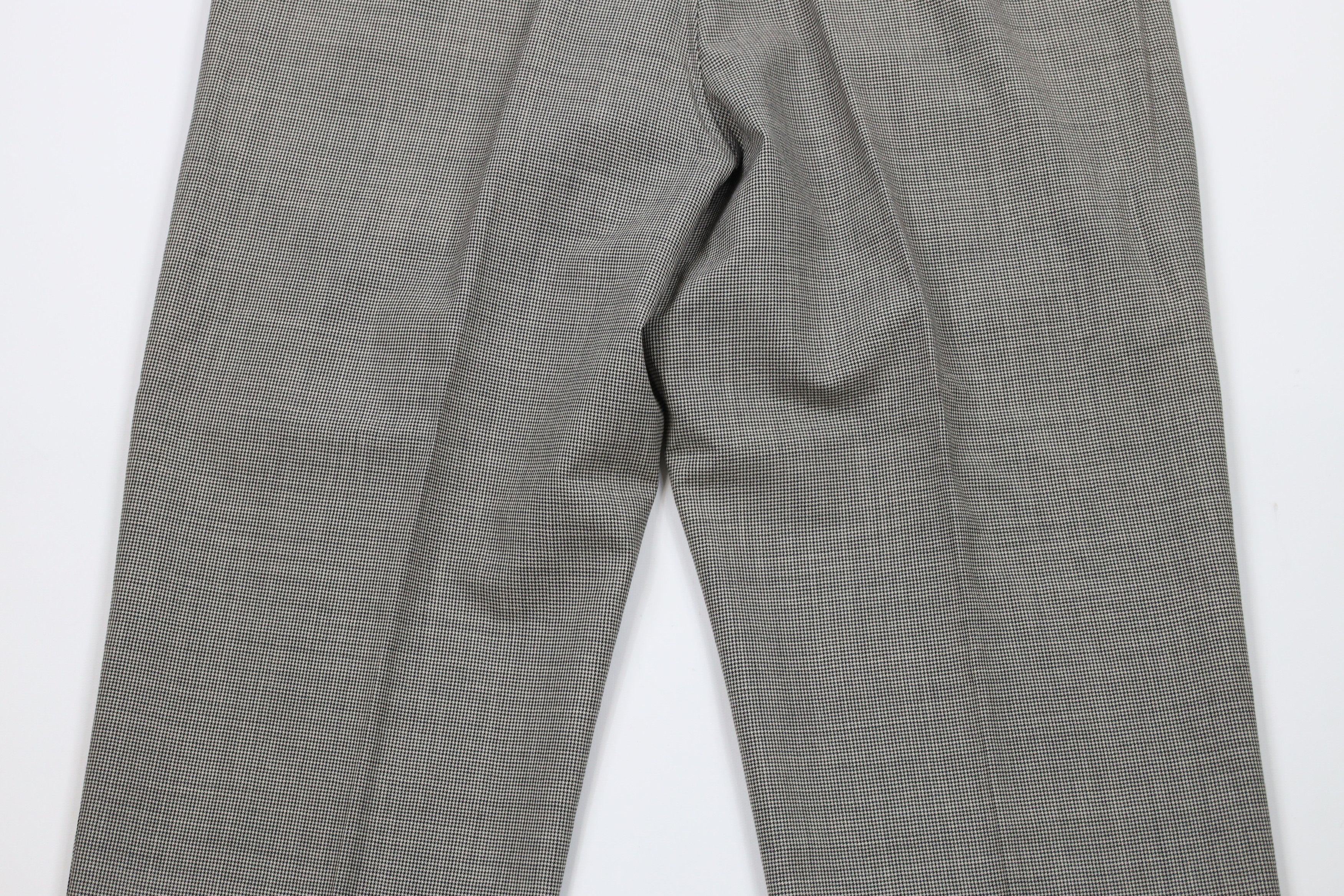 Tommy Hilfiger × Vintage Vintage 90s Tommy Hilfiger Houndstooth Wide Leg Chino Pants Size US 34 / EU 50 - 10 Thumbnail