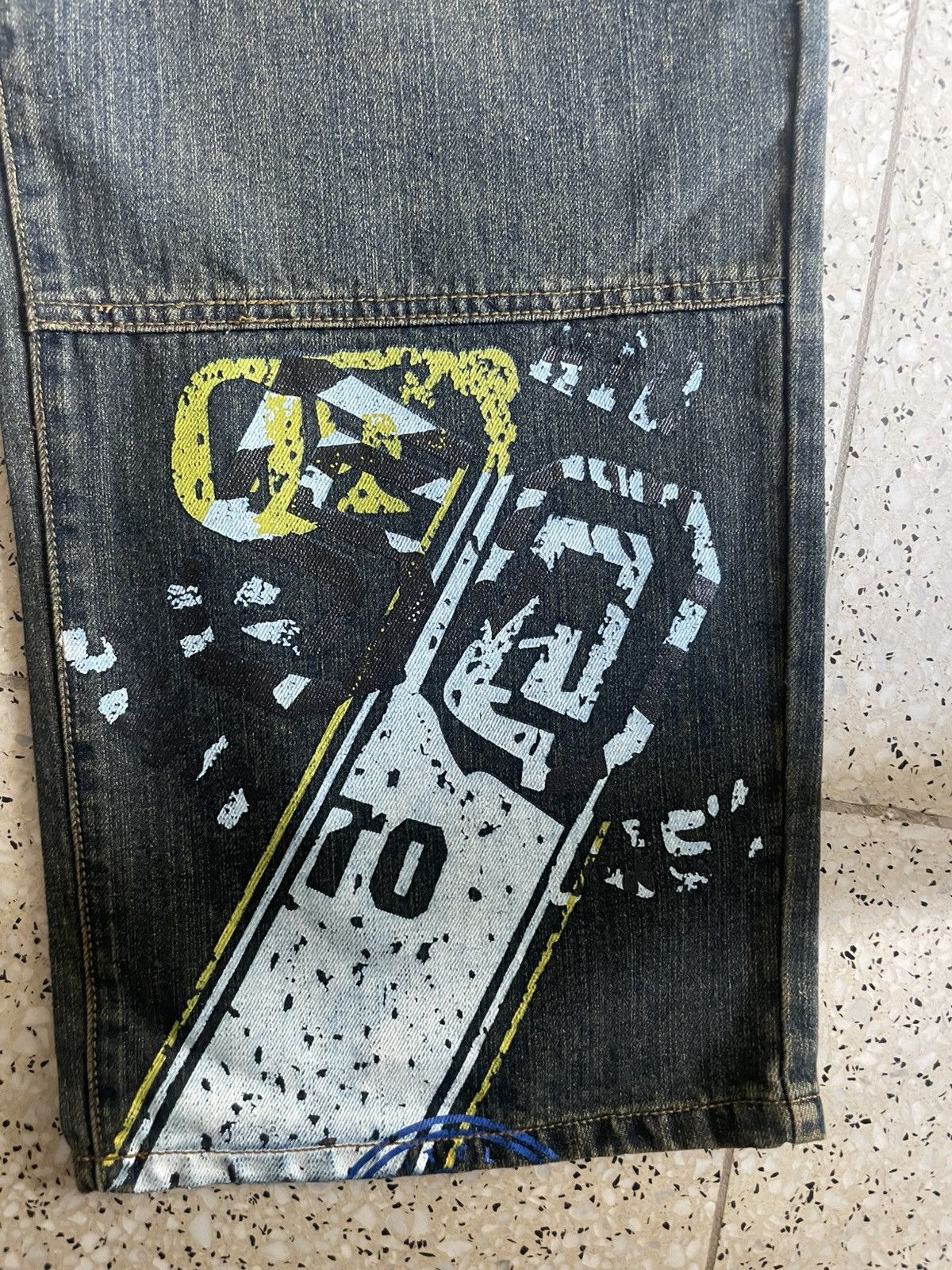 G-Unit G-UNIT Embroidered/Printed Baggy Denim Jeans 38 Size US 38 / EU 54 - 6 Thumbnail