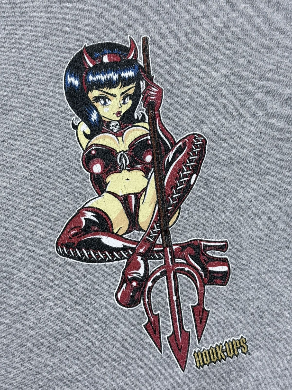 Hook-Ups Hook-ups - Early 00’s Devil Baddie Hoodie Size US L / EU 52-54 / 3 - 3 Thumbnail