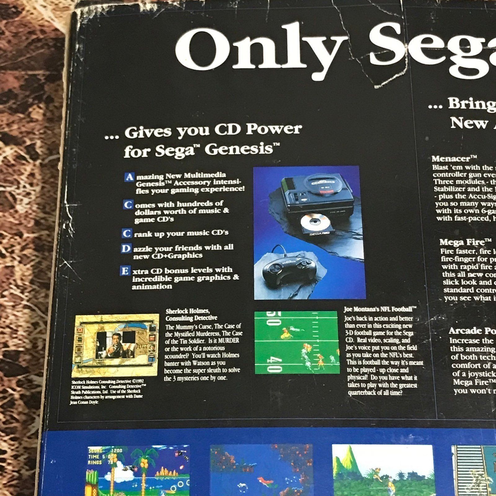 Other Sega Genesis 16-bit System W/ Alien Storm Size ONE SIZE - 4 Thumbnail