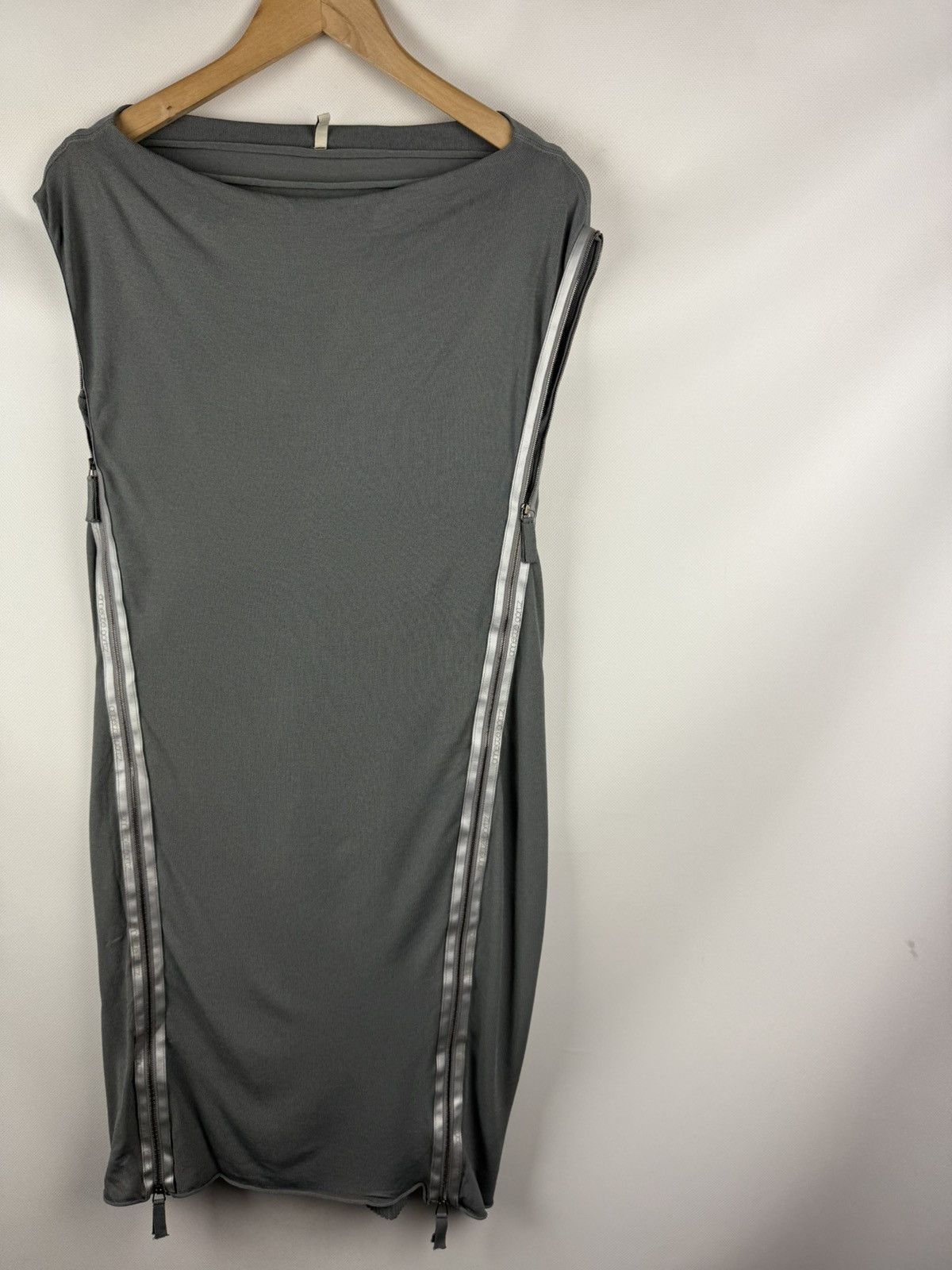 Annette Gortz Annette Gortz Avant-Garde Sleeveless Viscose Full Zip Dress Size S / US 4 / IT 40 - 3 Thumbnail