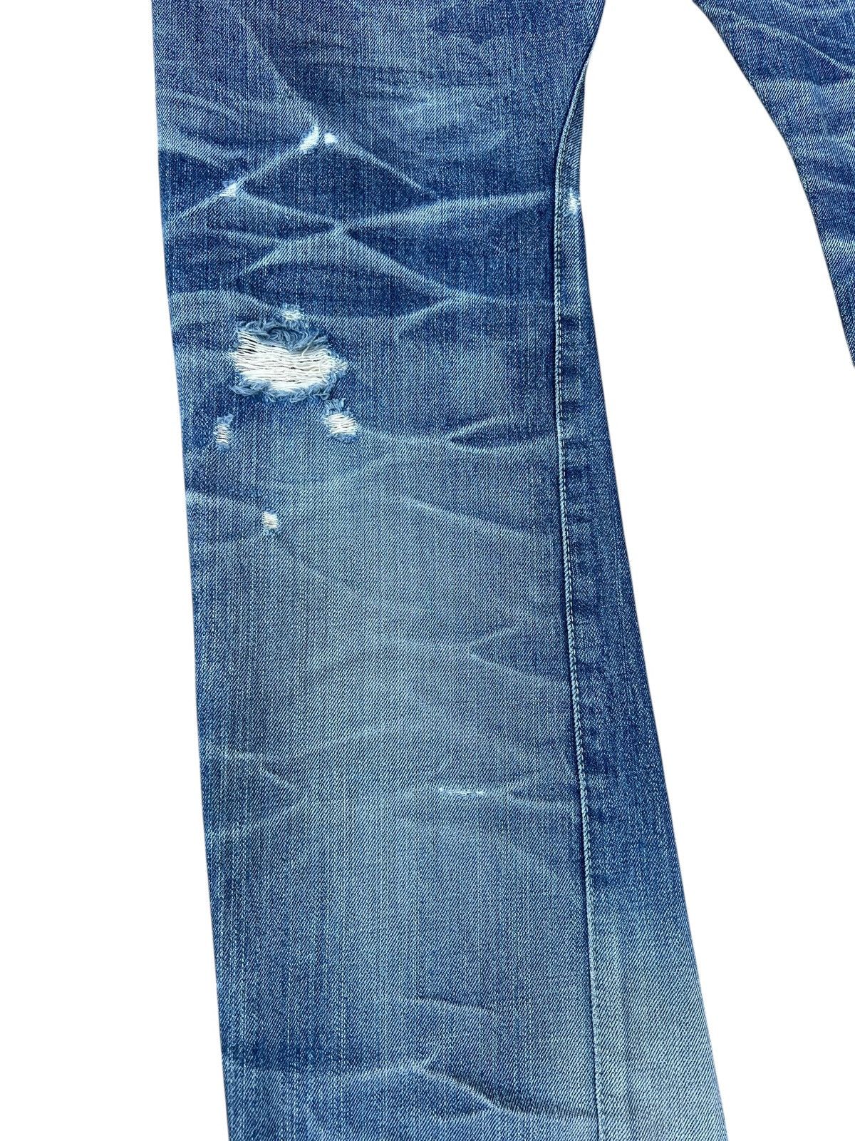 Izreel by Kazuhiro Takakura Distressed Denim Selvedge Jeans