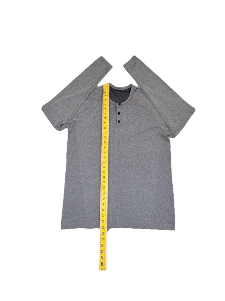 Lululemon LULULEMON METAL VENT LONG SLEEVE HEATHERED LIGHT GREY LARGE Size US L / EU 52-54 / 3 - 4 Thumbnail