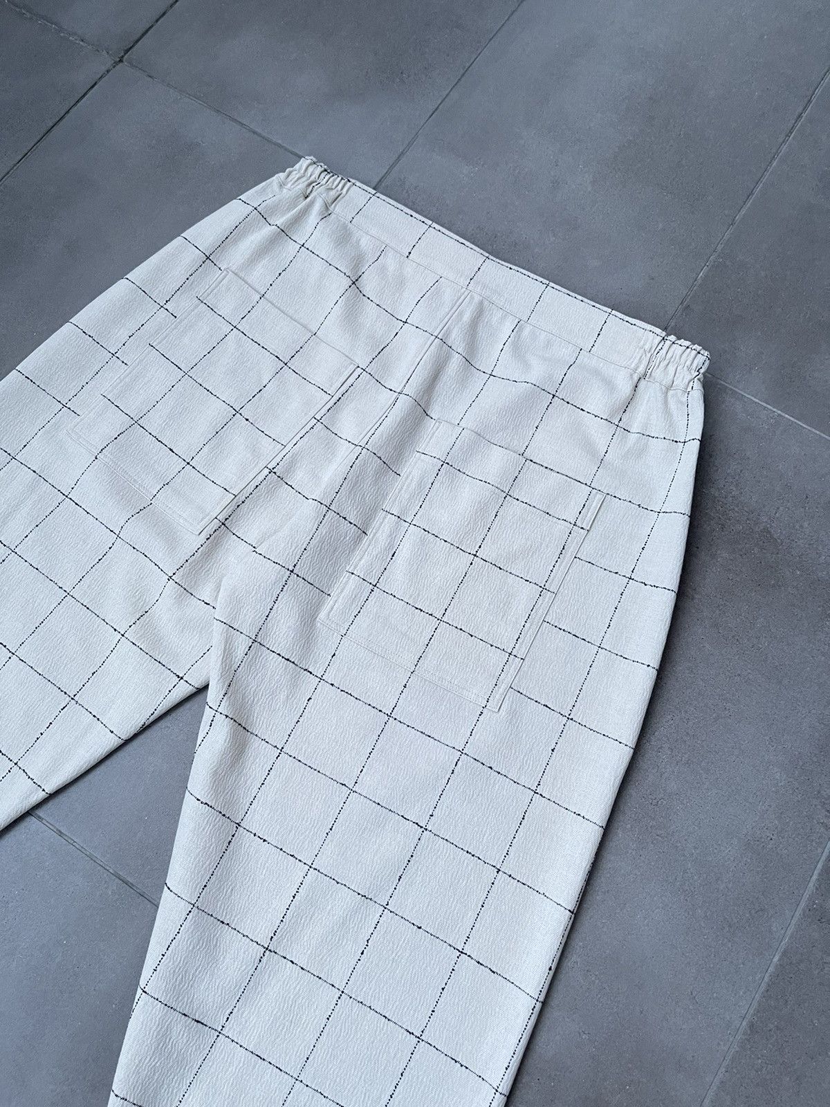 Henrik Vibskov !DS! SS22 Henrik Vibskov Mads Beige Black Casual Pants Size US 34 / EU 50 - 16 Thumbnail