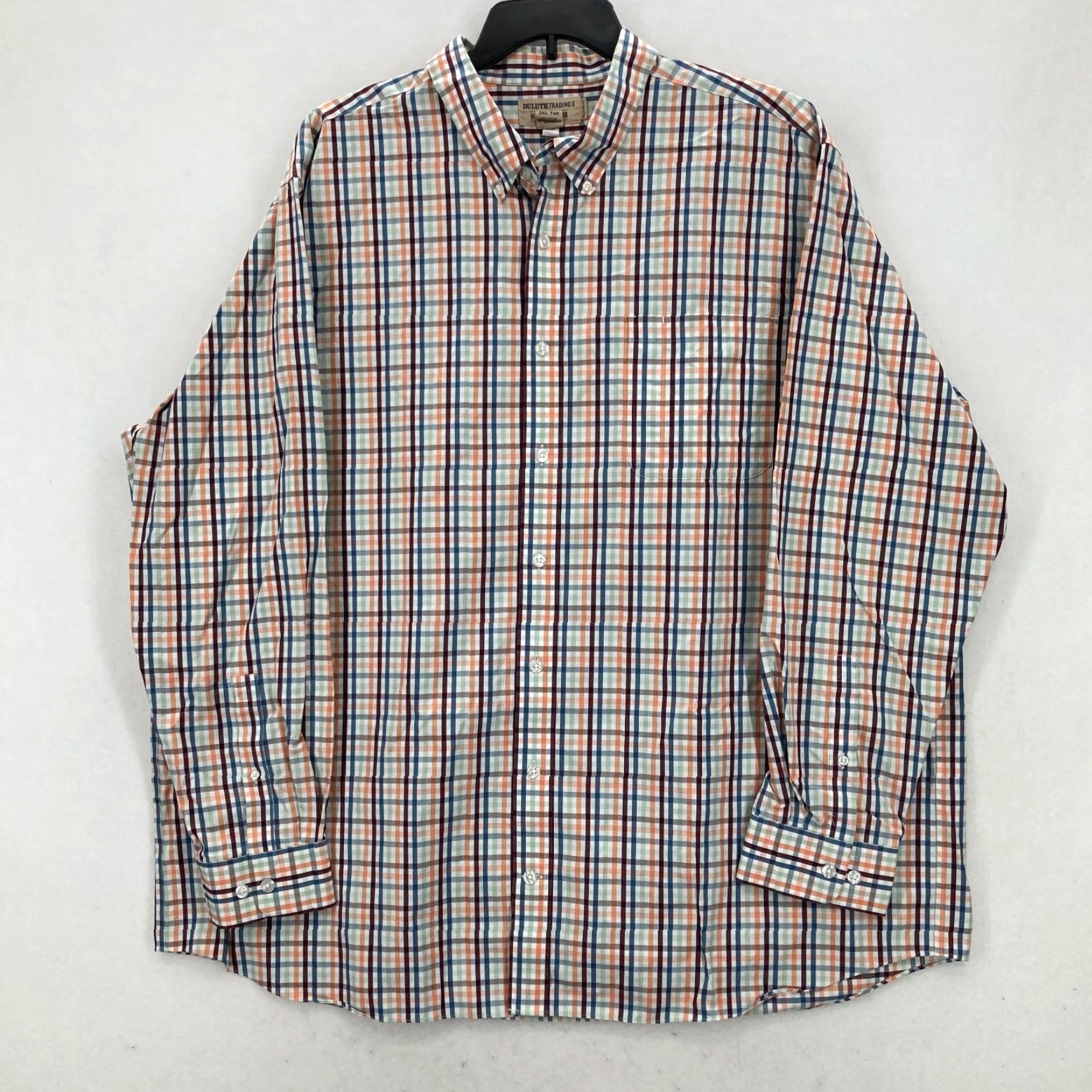 Vintage Duluth Wrinklefighter Relaxed Long Sleeve Shirt 3XL Tall Blue Check Button Down Shirt Size US XXL / EU 58 / 5 - 2 Thumbnail