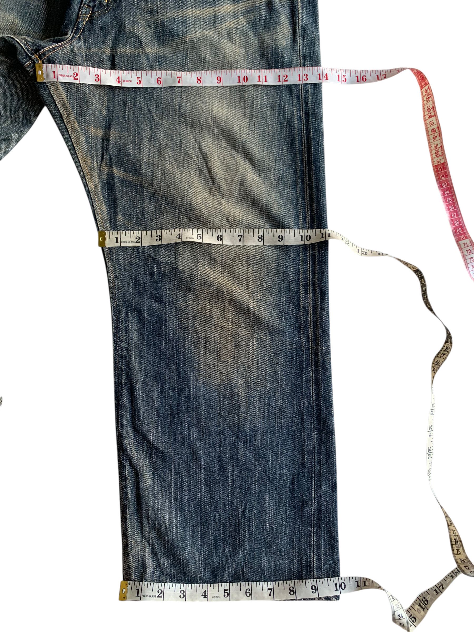Edwin VINTAGE EDWIN 505Z BAGGY SELVEDGE RUSTY DISTRESSED DENIM Size US 36 / EU 52 - 19 Thumbnail