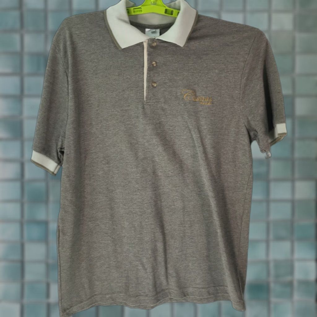 Vintage Safari Mens Collared Short Sleeve Beige Button Up Polo T-Shirt XL Shirt Mens Beige Safari Polo Button-Up Casual Shirt XL Size US XL / EU 56 / 4 - 1 Thumbnail
