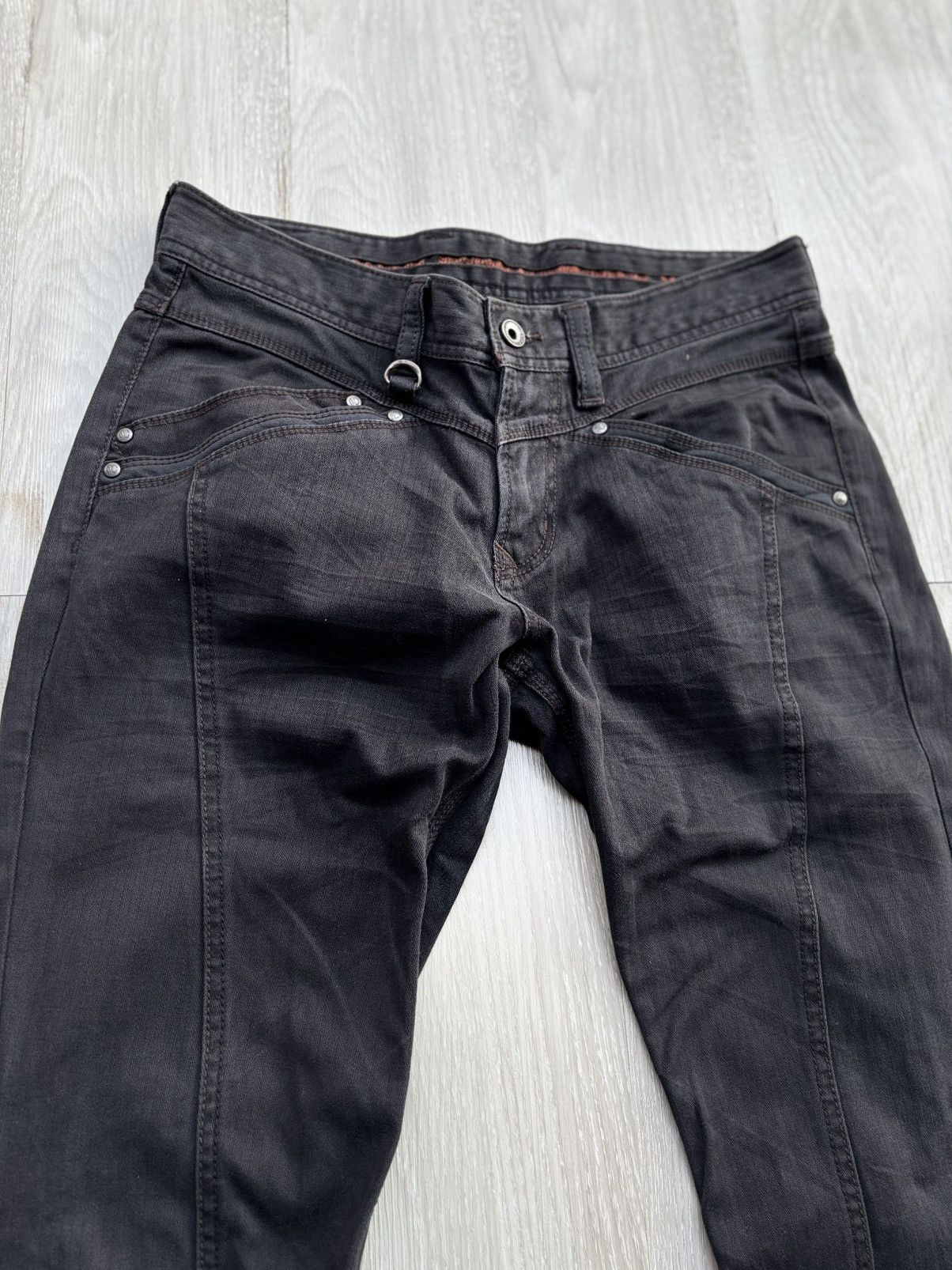 Nicole Club NICOLE CLUB FOR MEN phyton lace up flare jeans Size US 29 - 3 Thumbnail