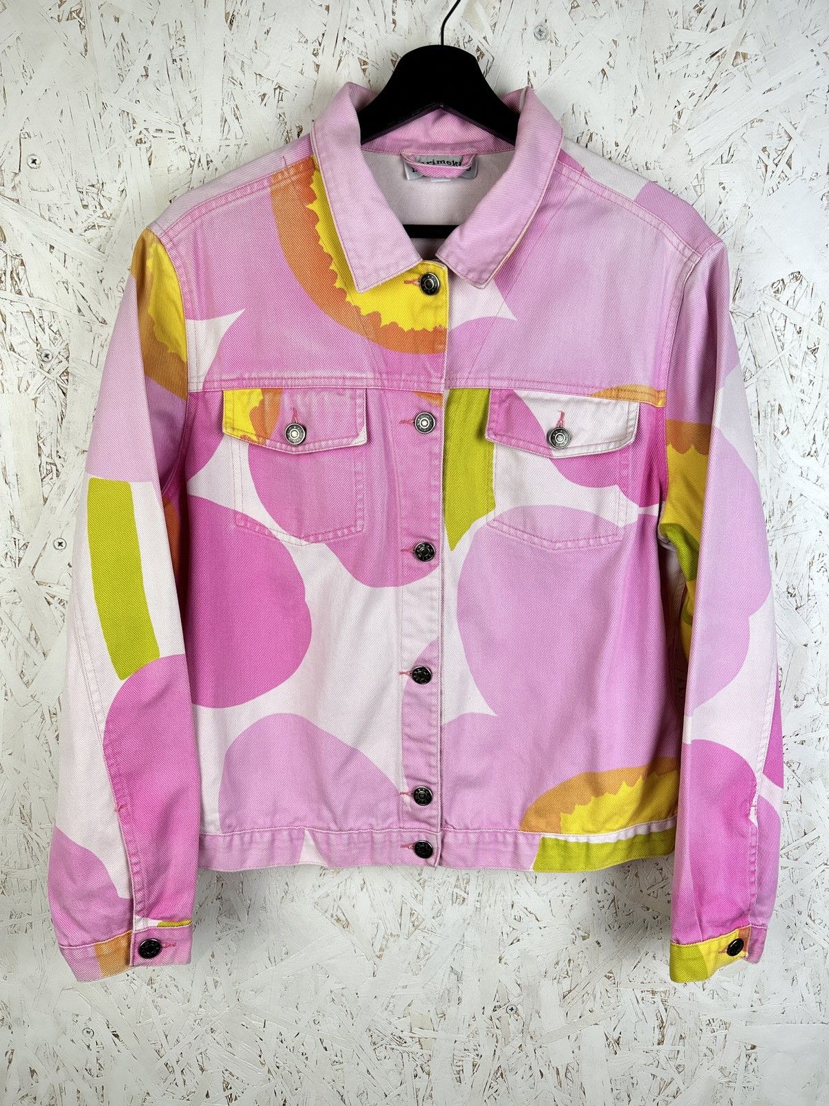Marimekko Vintage Marimekko Unikko Jeans Denim Flower Jacket 42 Size M / US 6-8 / IT 42-44 - 1 Thumbnail