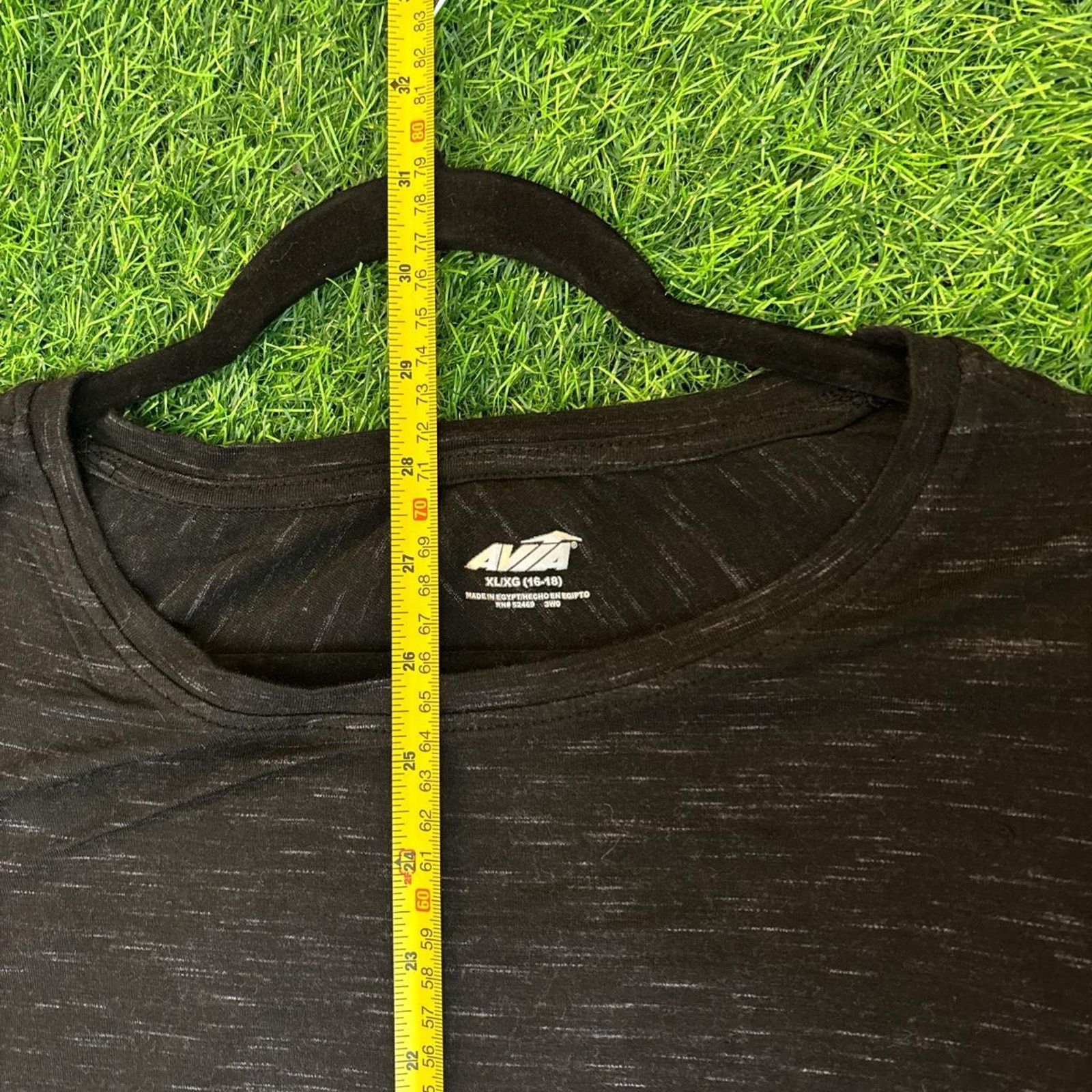 Other Women's Black Two Toned Avia Short Sleeve Tee Size XXL / US 16-18 / IT 52-54 - 4 Thumbnail