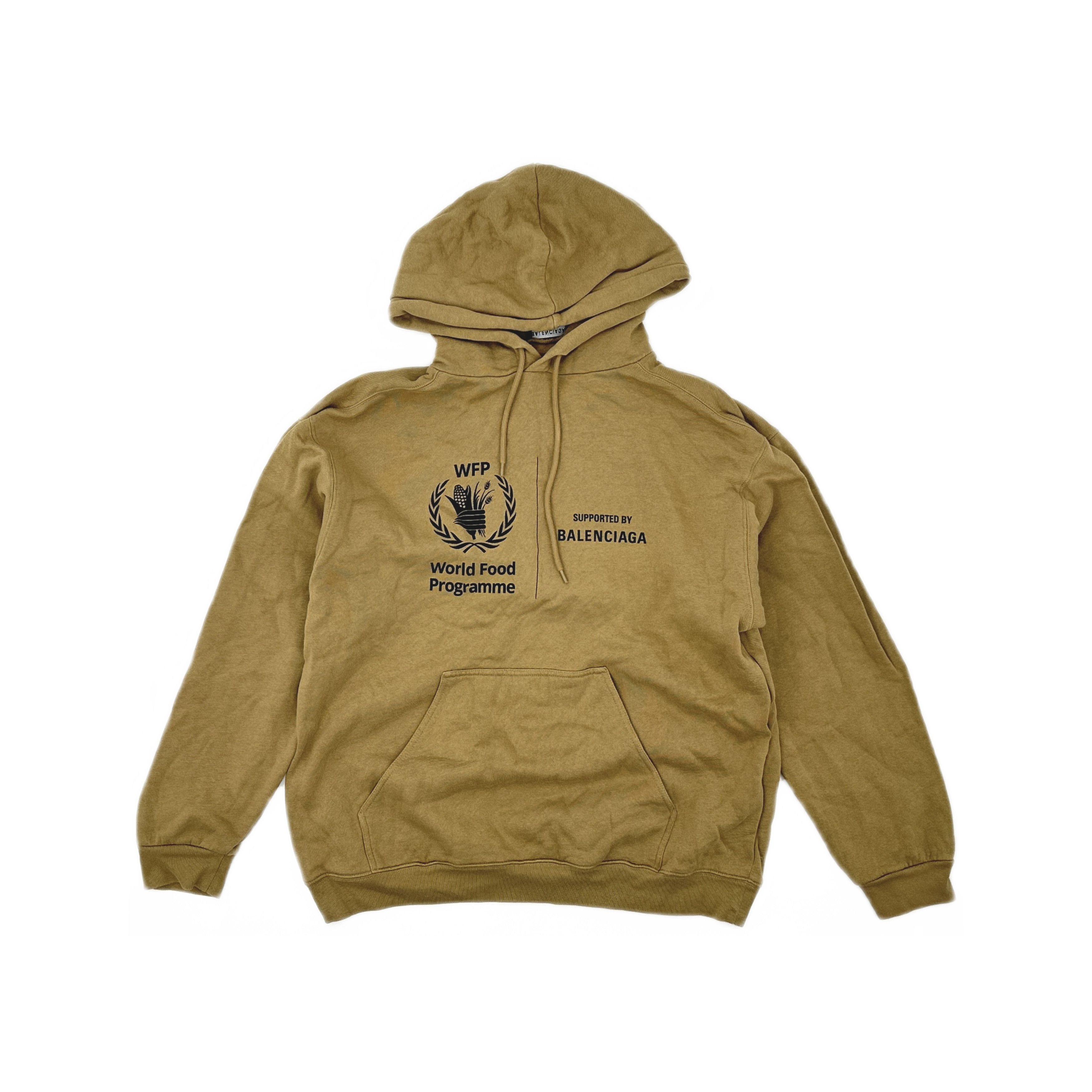 Balenciaga Balenciaga x WFP Logo Hoodie Size S Size US S / EU 44-46 / 1 - 1 Thumbnail