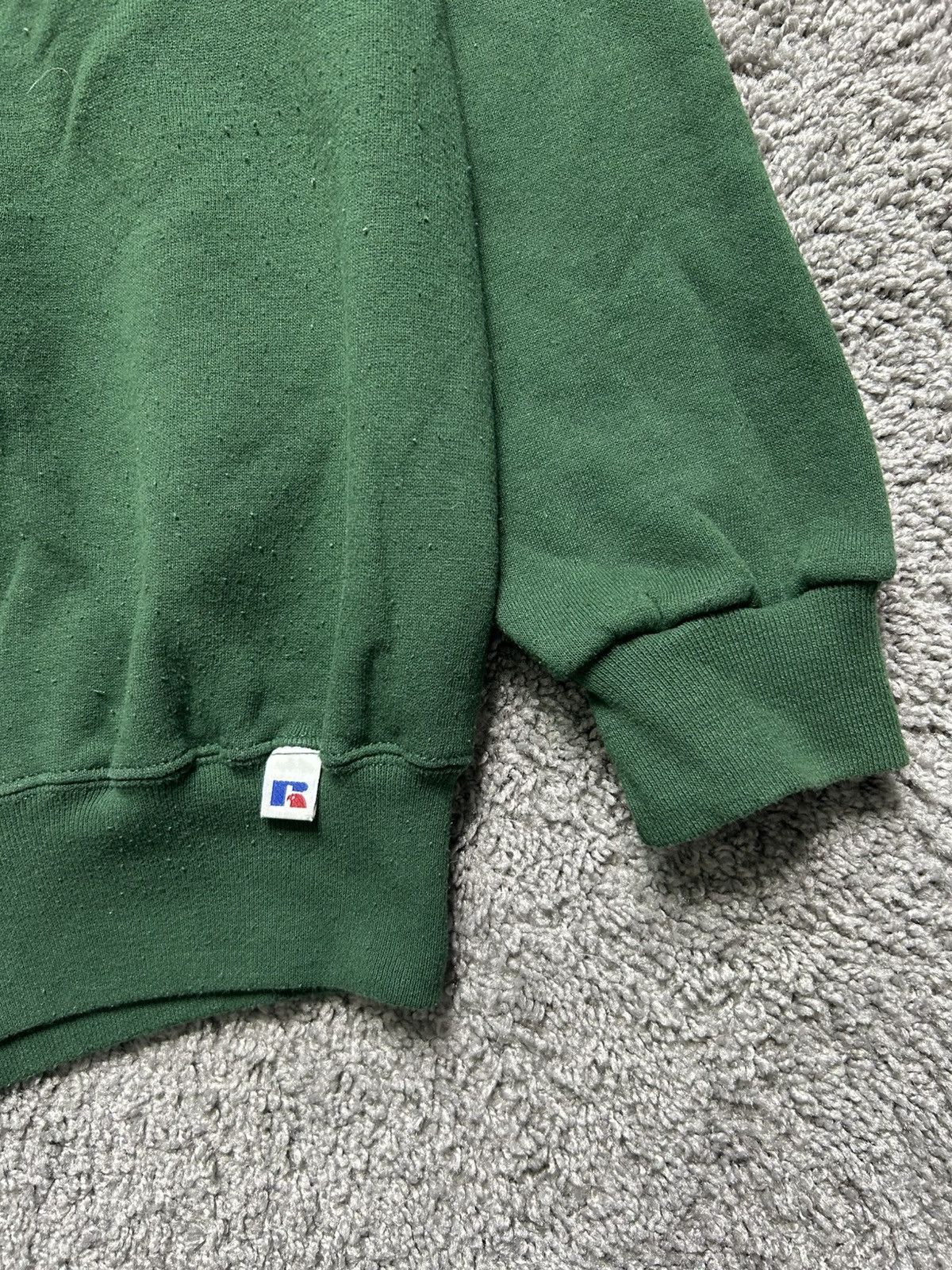 Russell Athletic × Vintage Vintage 90s Russell Spellout Embroidered Crewneck Size US XXL / EU 58 / 5 - 2 Thumbnail
