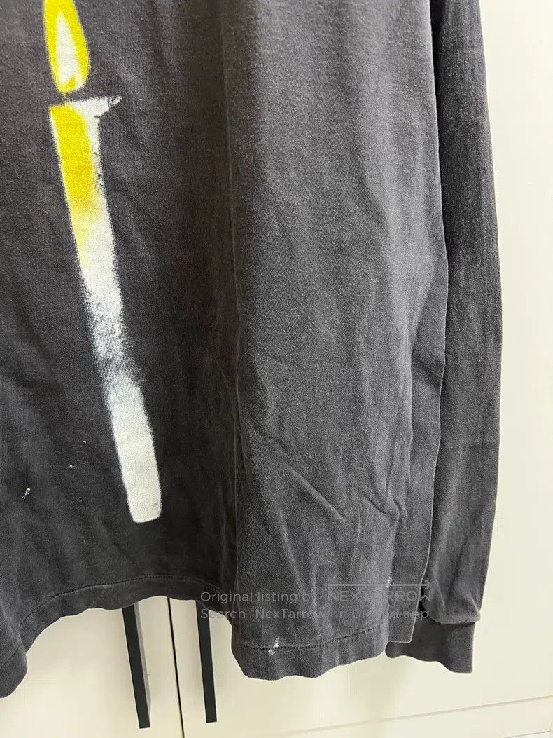 Saint Michael Saint Michael Candle sulfide dyeing old long sleeves Size US XL / EU 56 / 4 - 5 Thumbnail