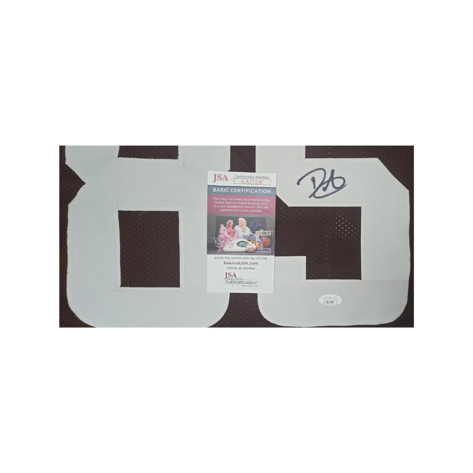 Other David Njoku Cleveland Browns signed jersey JSA COA (XL) Size ONE SIZE - 4 Thumbnail