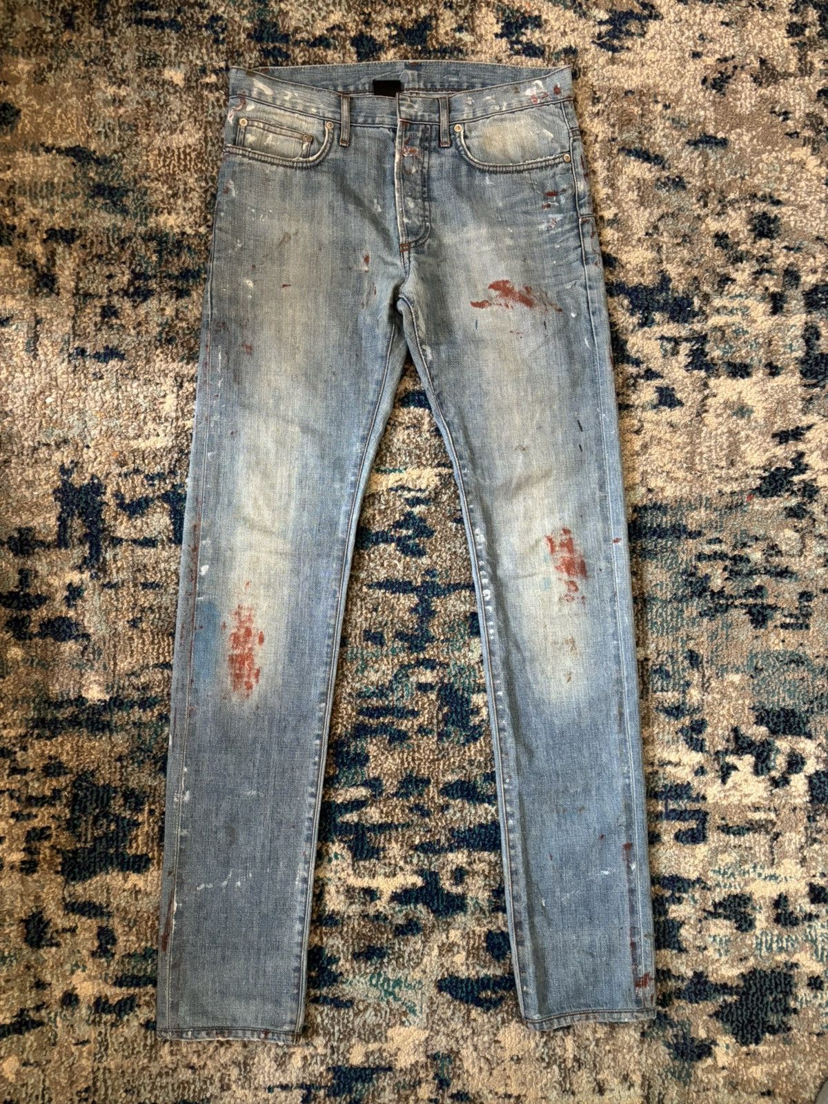Dior × Kris Van Assche dior homme ss10 “wildcat” denim 🎨 | Grailed