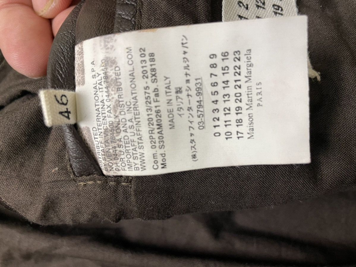 Maison Margiela Maison Margiela AW13 line 10 Patch Leather jacket Size US M / EU 48-50 / 2 - 11 Thumbnail