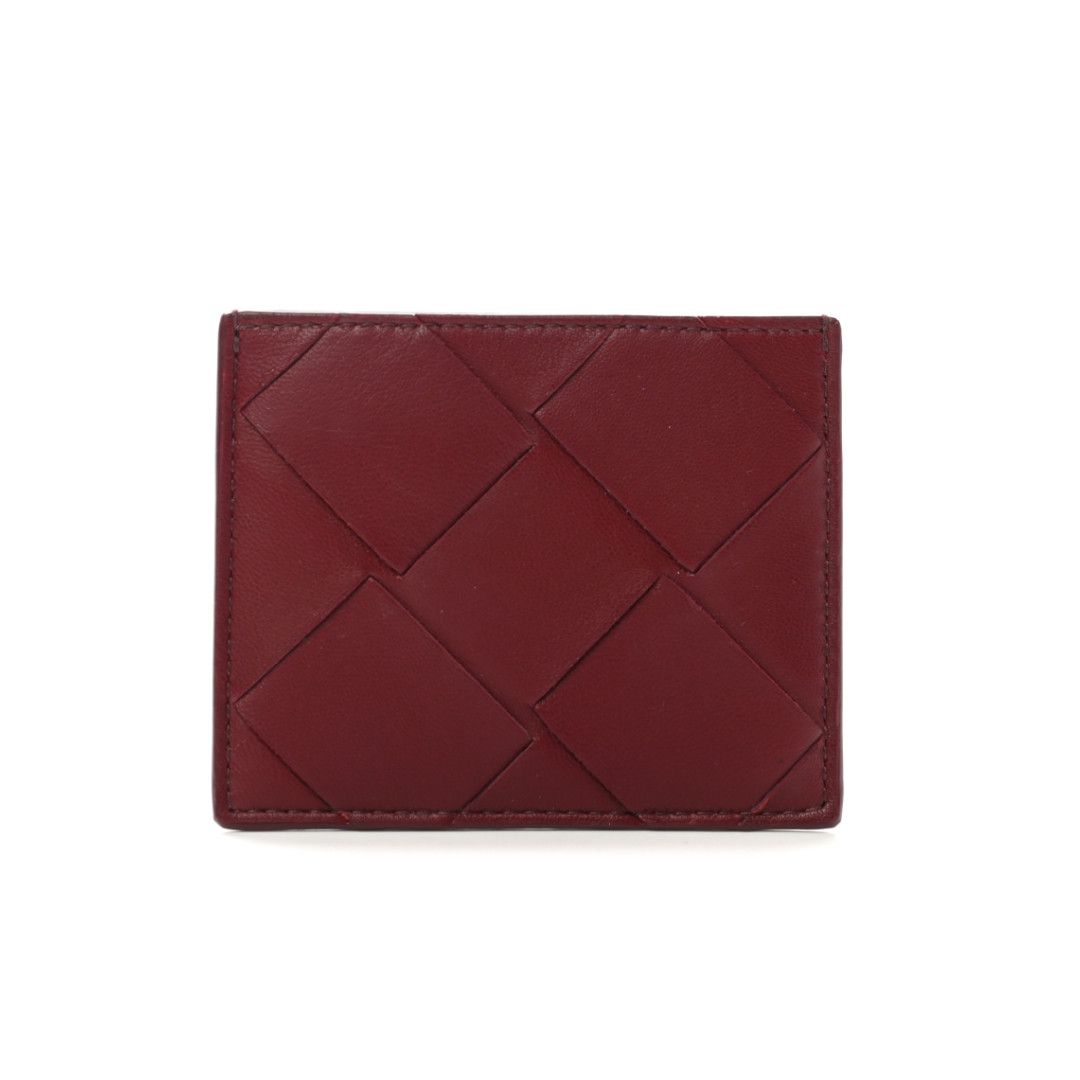 Bottega Veneta o1loc1c0824 Size: OS / 581470 / Card Case in Bordeaux Size ONE SIZE - 1 Thumbnail