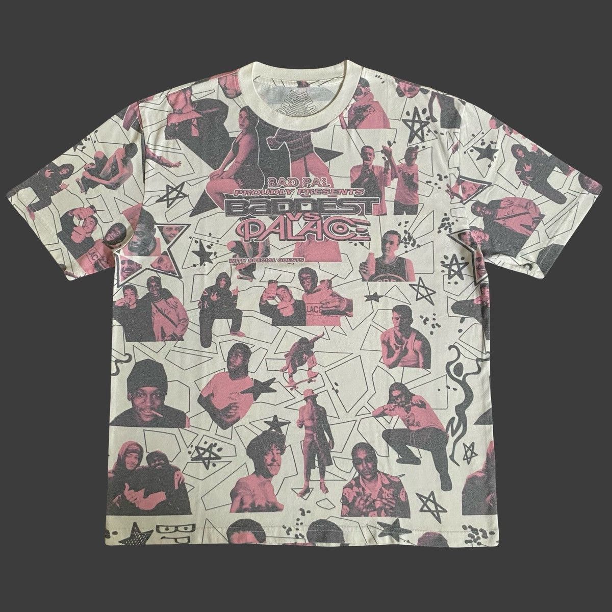 Palace PALACE X BRIXTON BADDEST AOP TSHIRT MULTI SS22 Size US XL / EU 56 / 4 - 1 Thumbnail