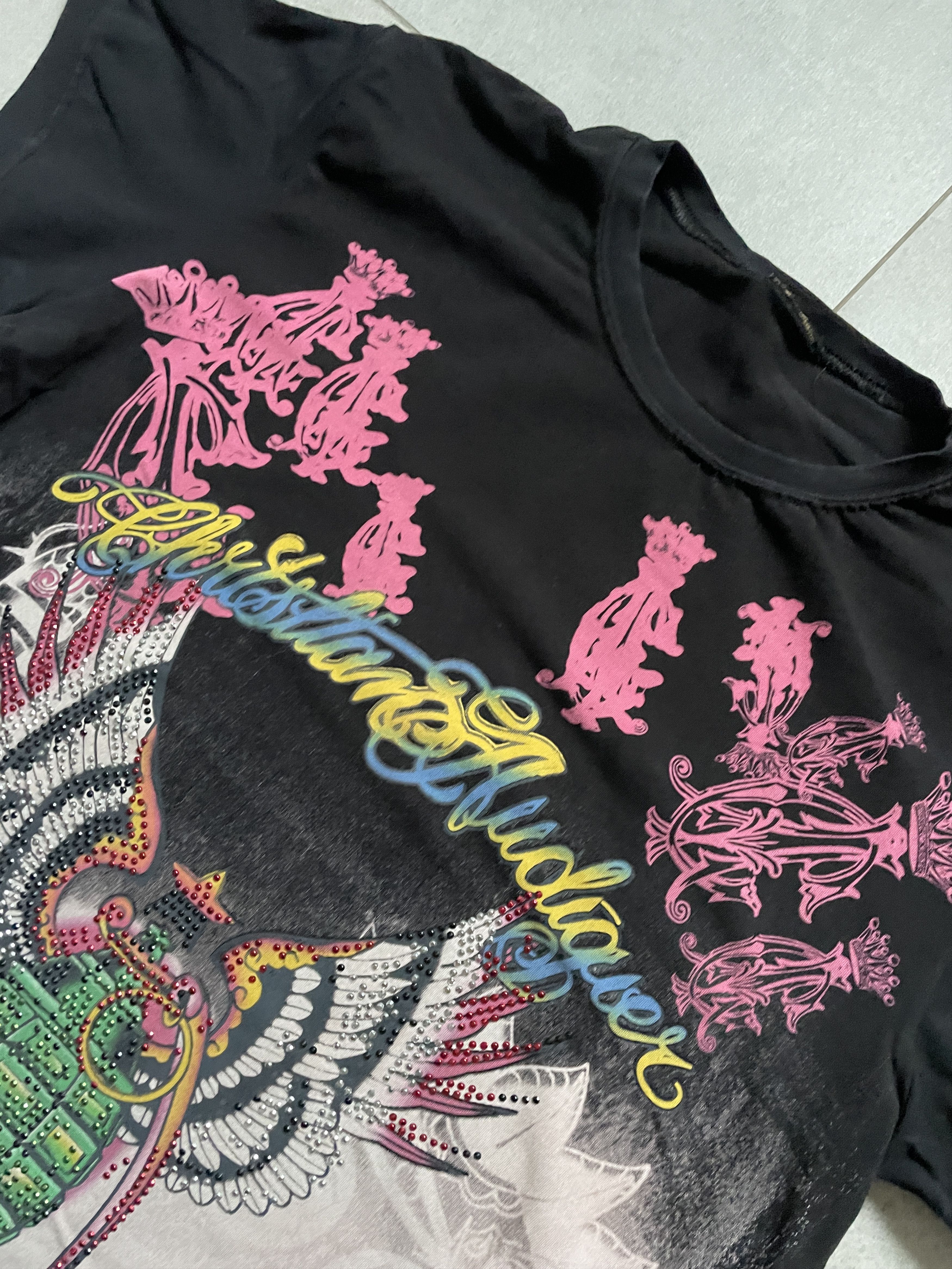 Christian Audigier Y2K ED HARDY BY CHRISTIAN AUDIGIER OPIUM PUNK ROCK TEE Size US M / EU 48-50 / 2 - 4 Thumbnail