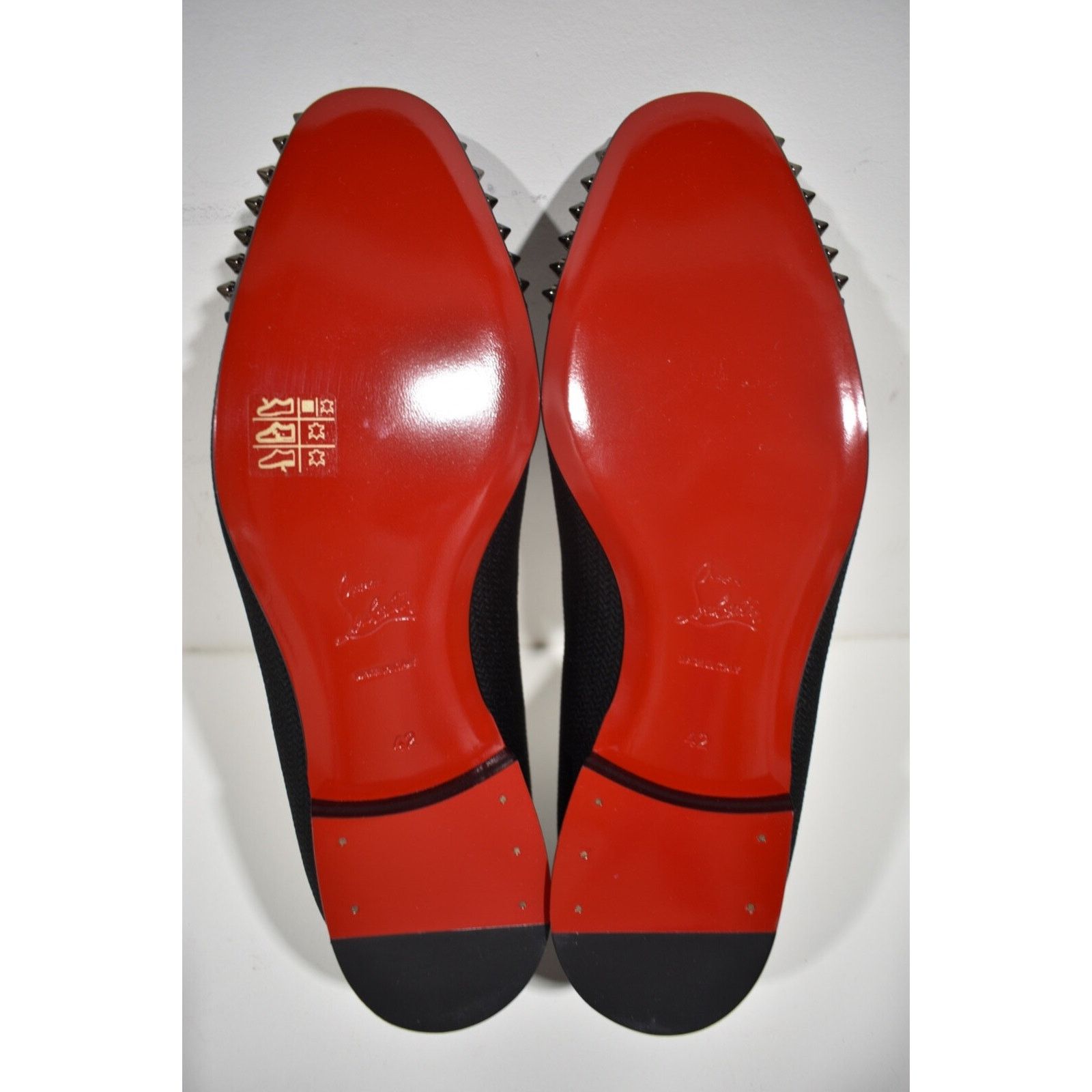 Christian Louboutin Christian Louboutin Black Spike Oxford Dress Loafer 42 9 Size US 9 / EU 42 - 12 Thumbnail