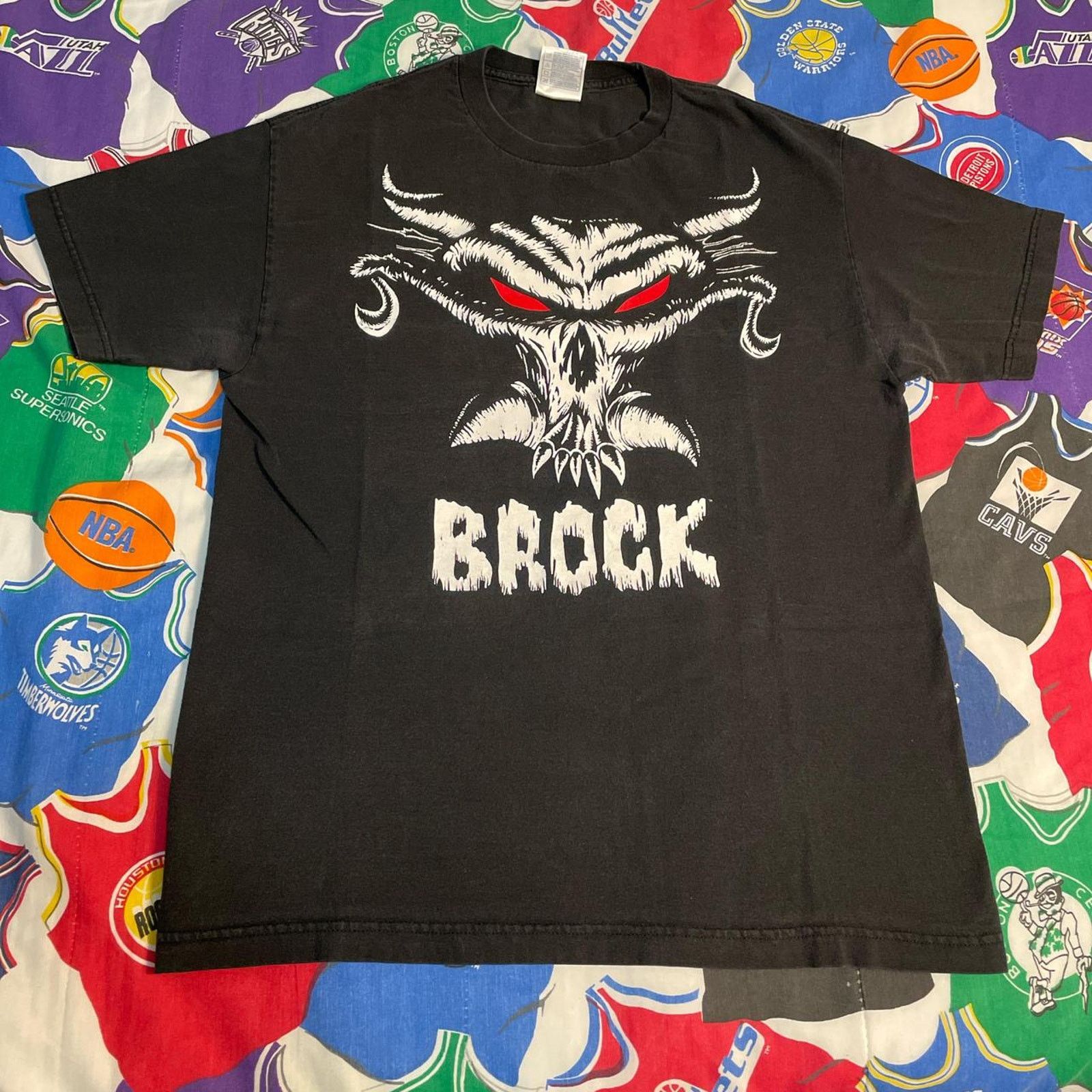 Vintage × WWF Vintage Brock Lesnar WWE “Next Big Thing T Shirt Size Large Size US L / EU 52-54 / 3 - 1 Thumbnail